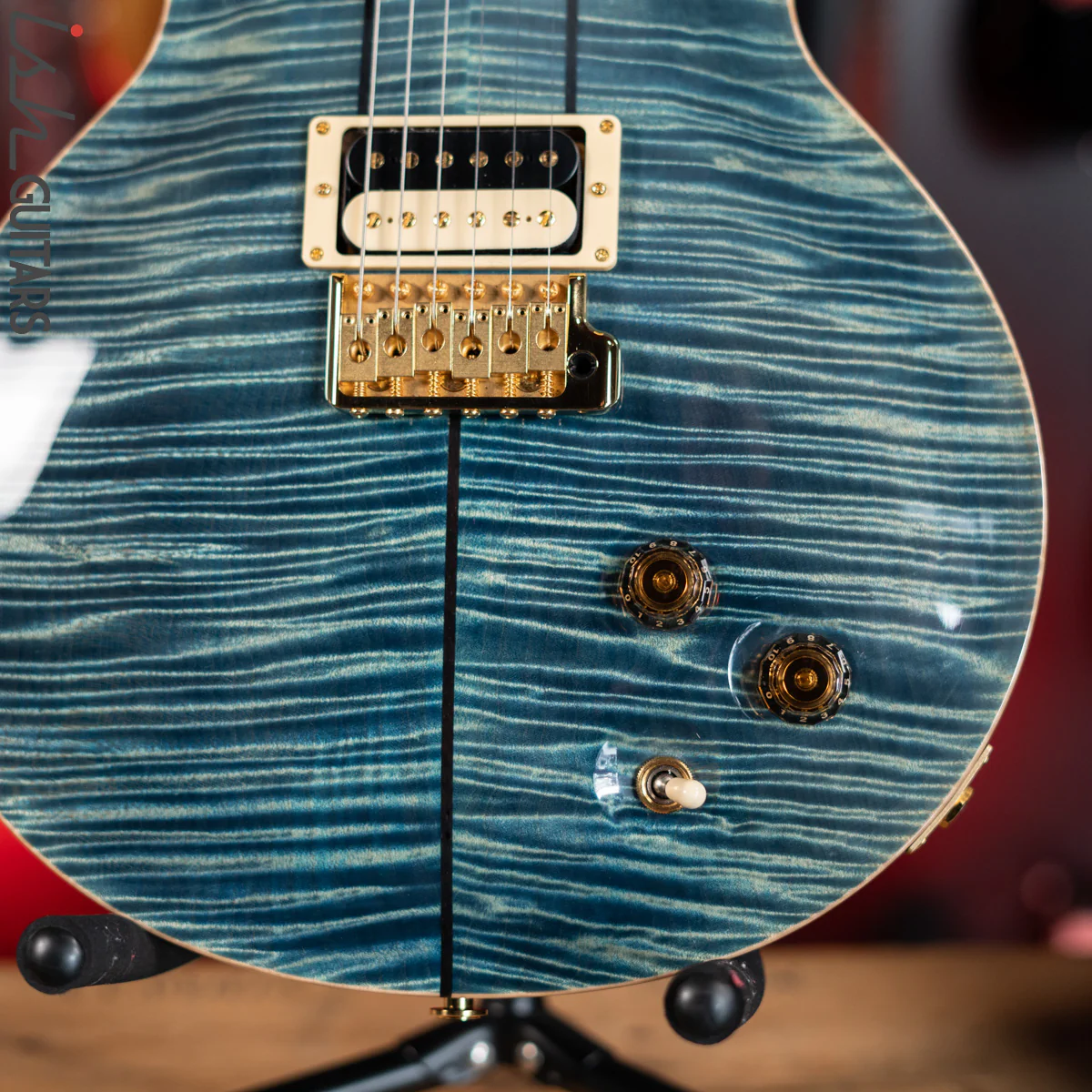 2005 PRS Santana II Private Stock Faded Aquamarine - Image 4
