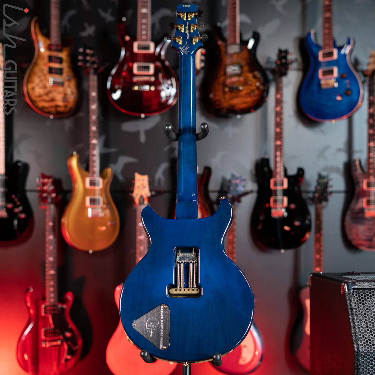 2005 PRS Santana II Private Stock Faded Aquamarine - Image 7