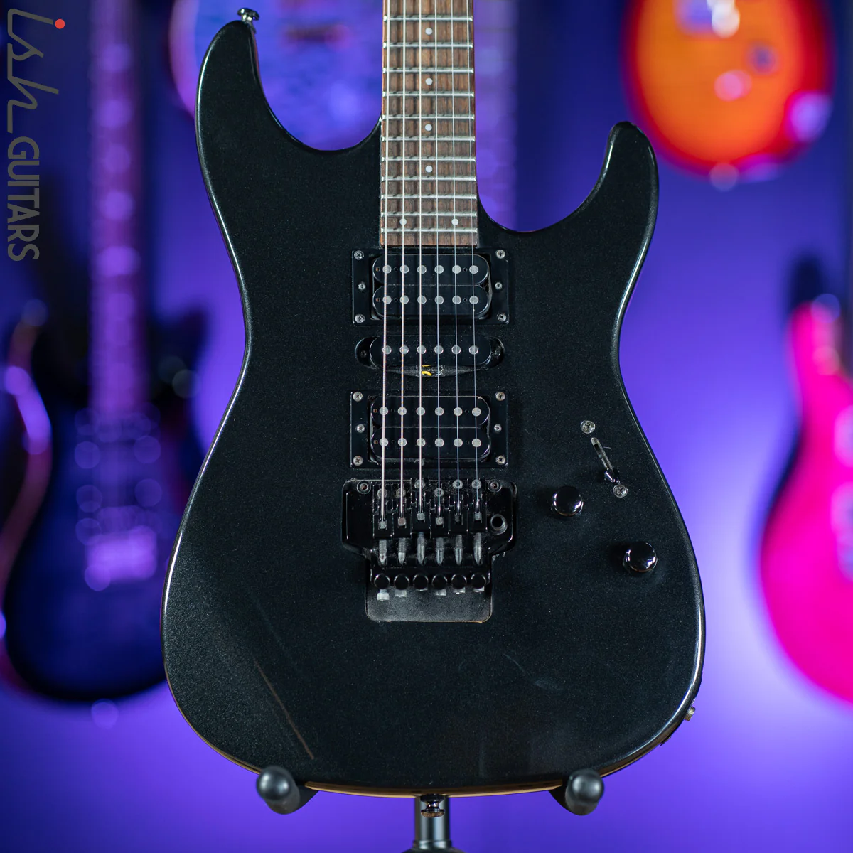 2000 Squier Stagemaster DLX Metallic Black