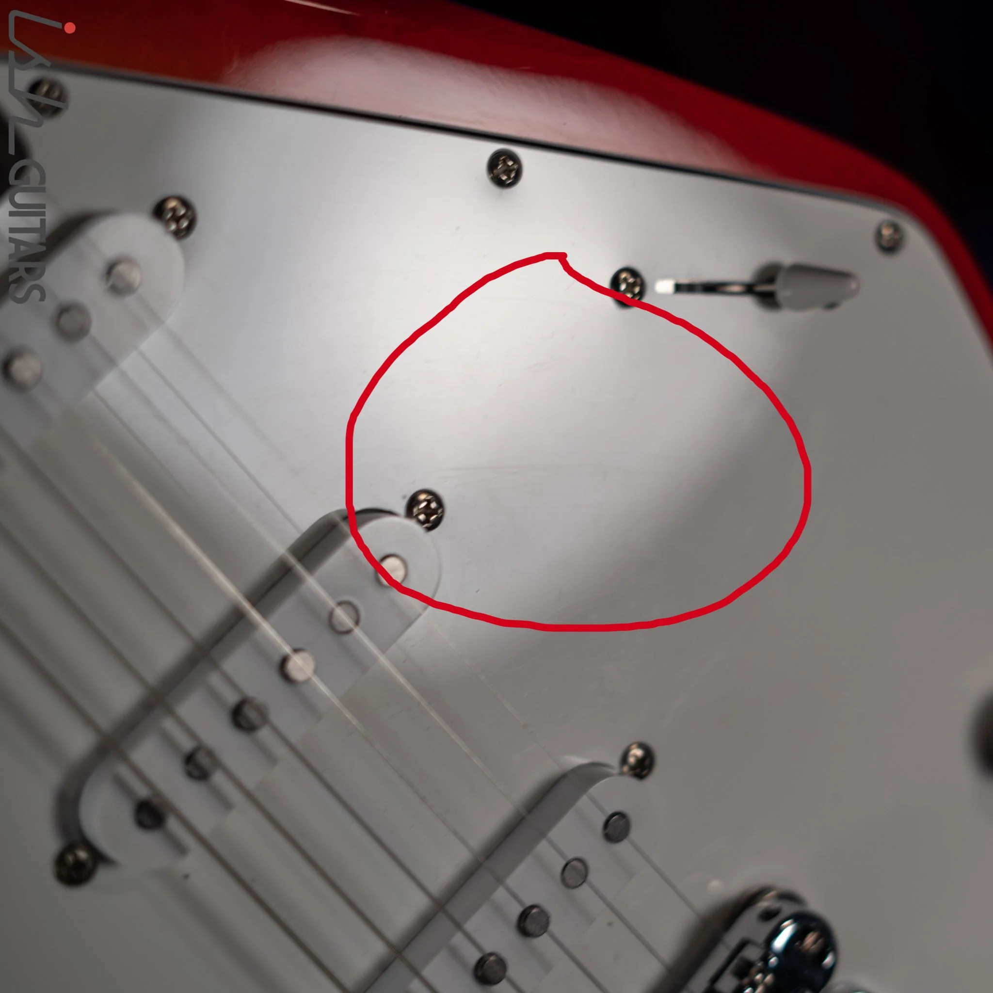 2000s Eastwood VG6 Red Burst - Image 13