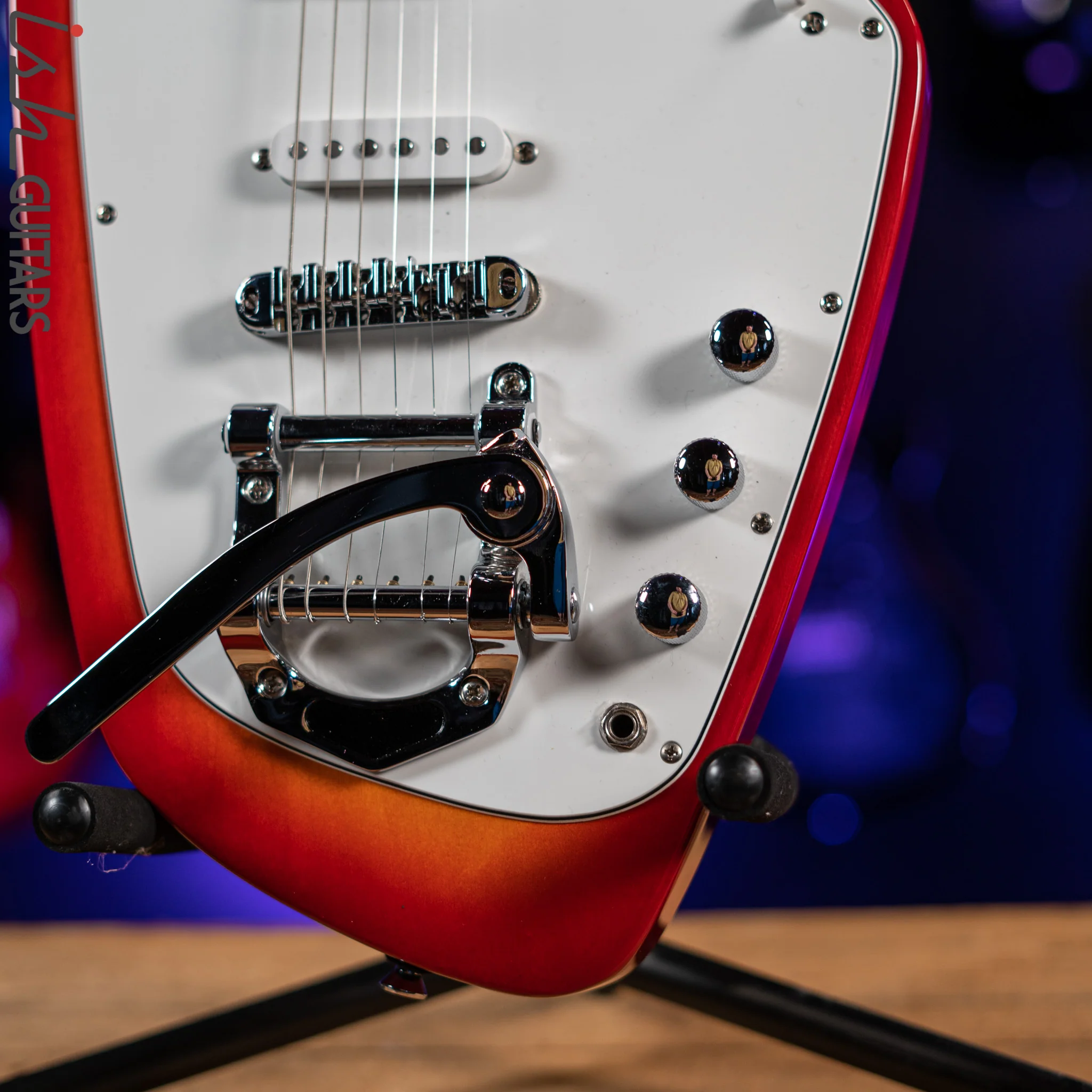 2000s Eastwood VG6 Red Burst - Image 3