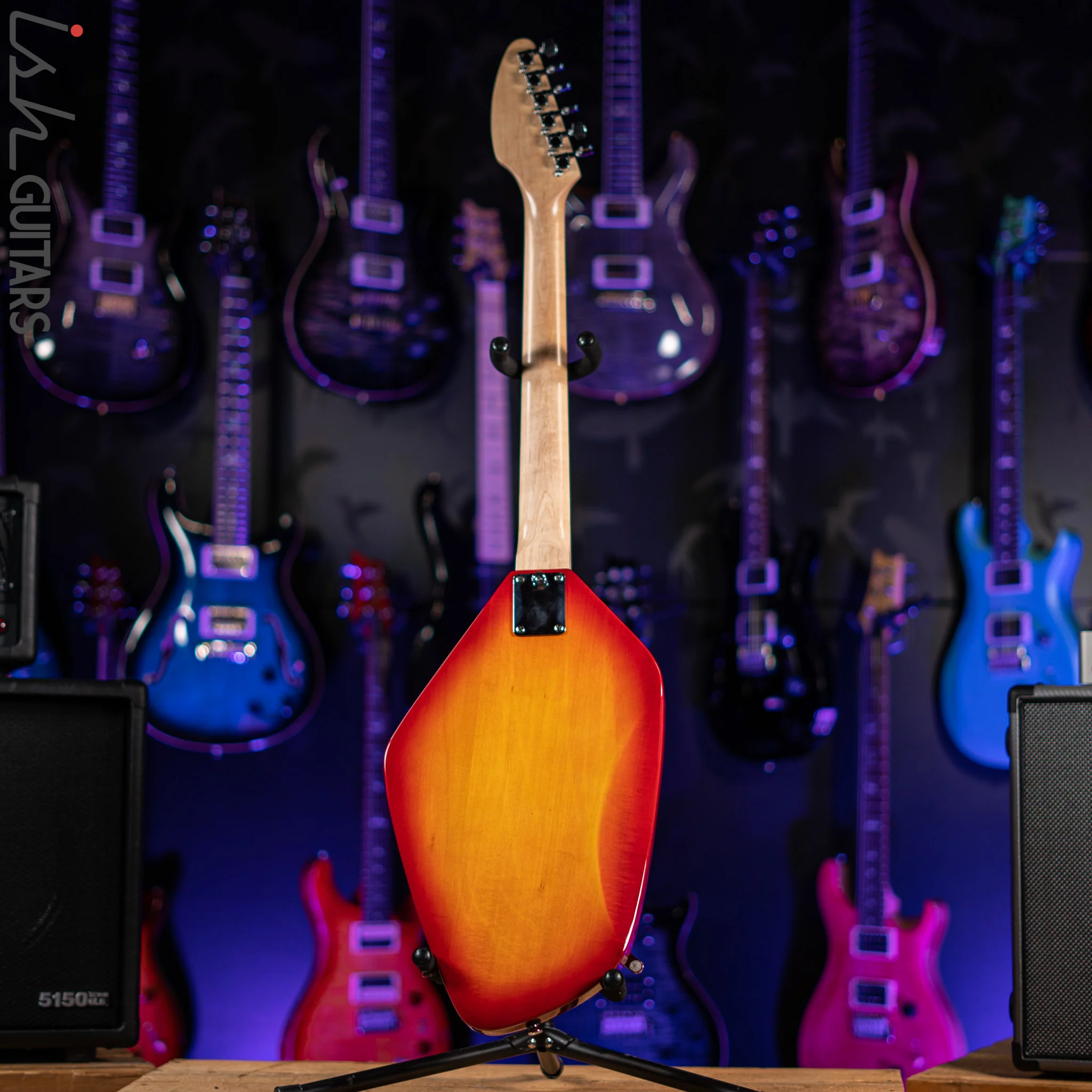 2000s Eastwood VG6 Red Burst - Image 6