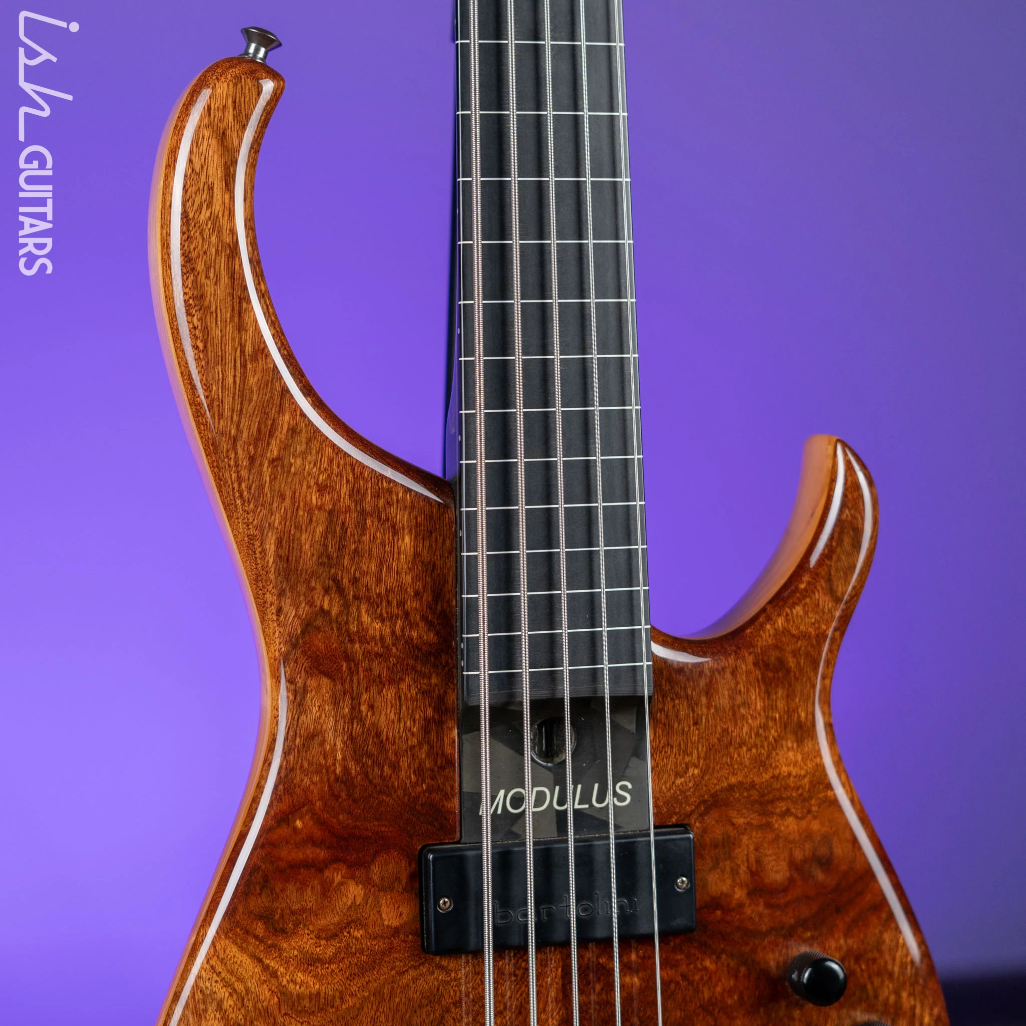 2001 Modulus Quantum 5 Fretless Bass - Image 3