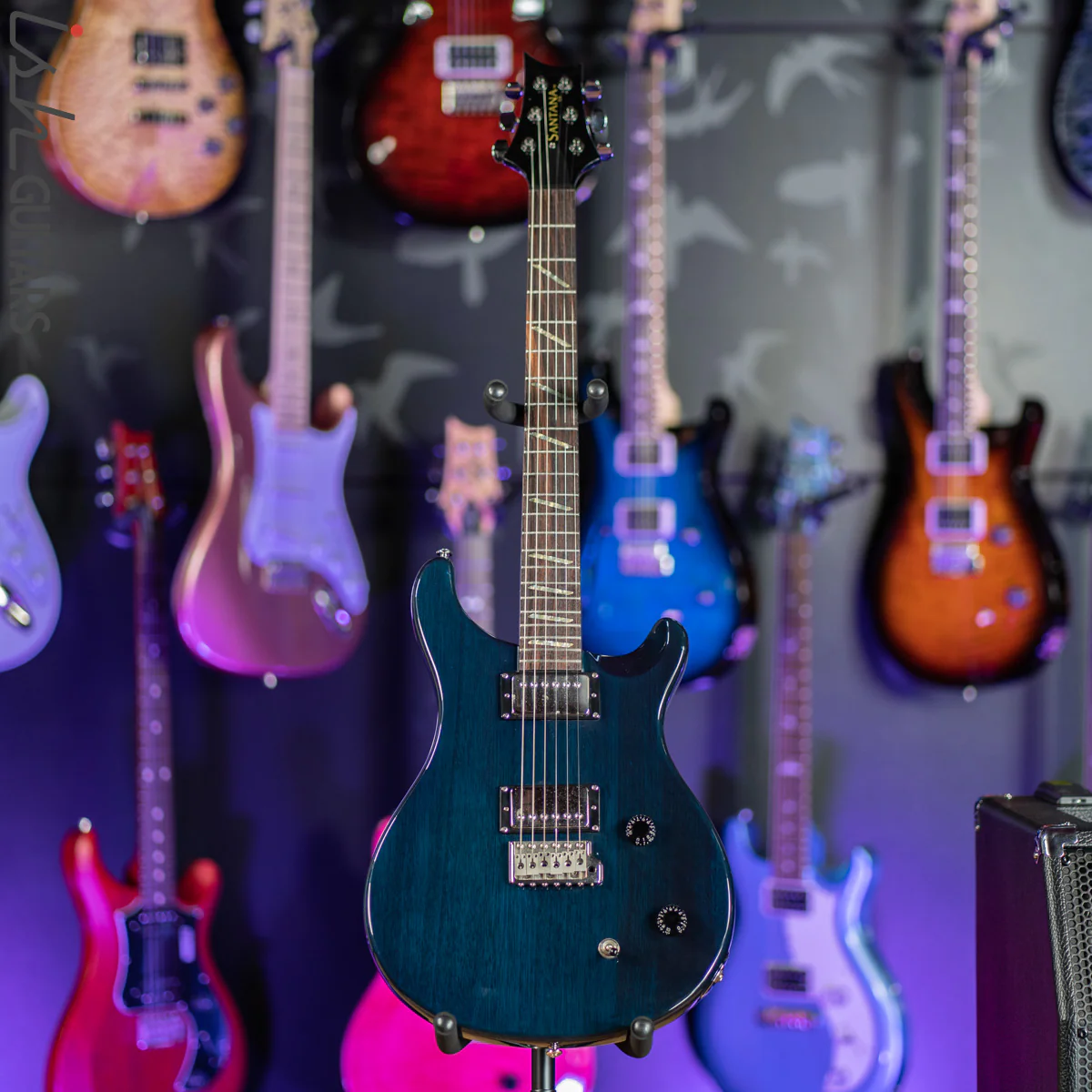 2001 PRS Santana SE Blue - Image 2