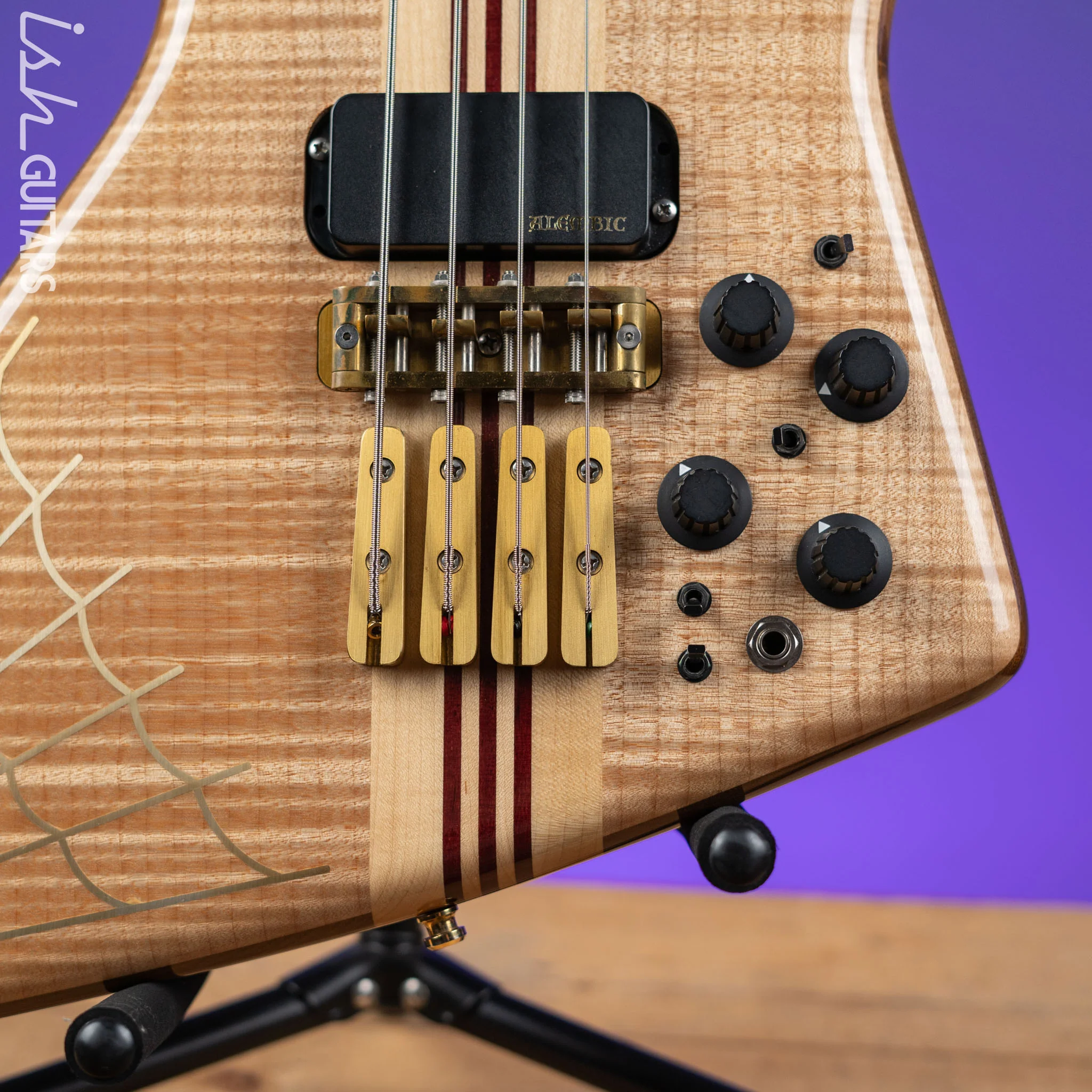 2003 Alembic Spyder John Entwistle 4-String Bass #7/50 Natural - Image 4