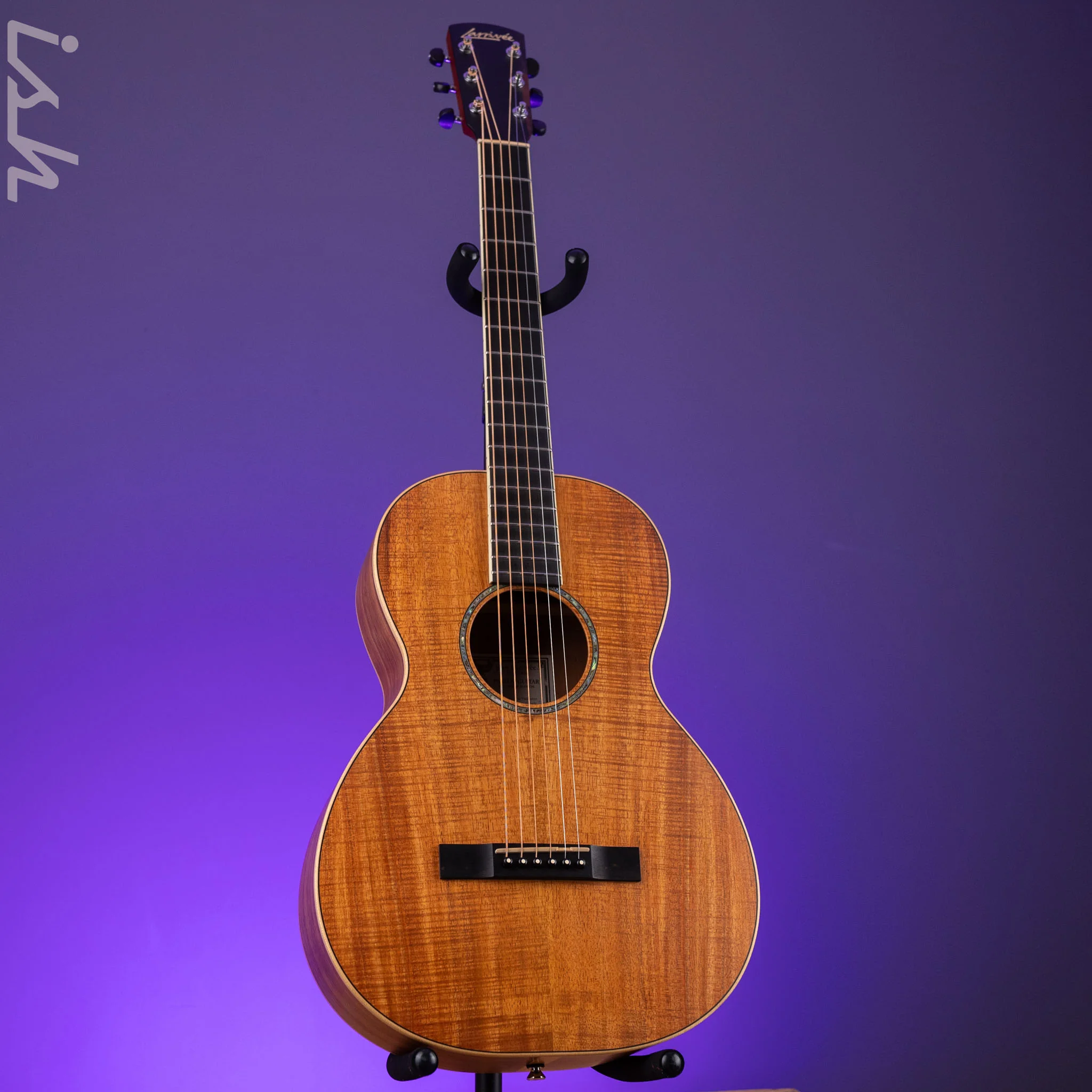 2003 Larrivee P-03K Koa Parlor Acoustic Guitar - Image 2