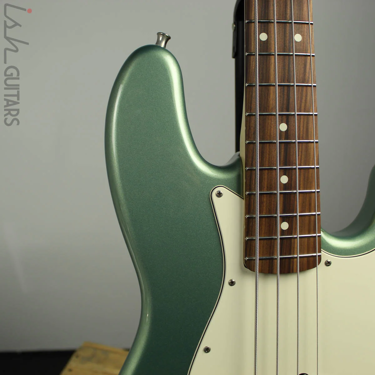 2004 Fender Jazz Bass Metallic Green 2018 Fender Neck - Image 4