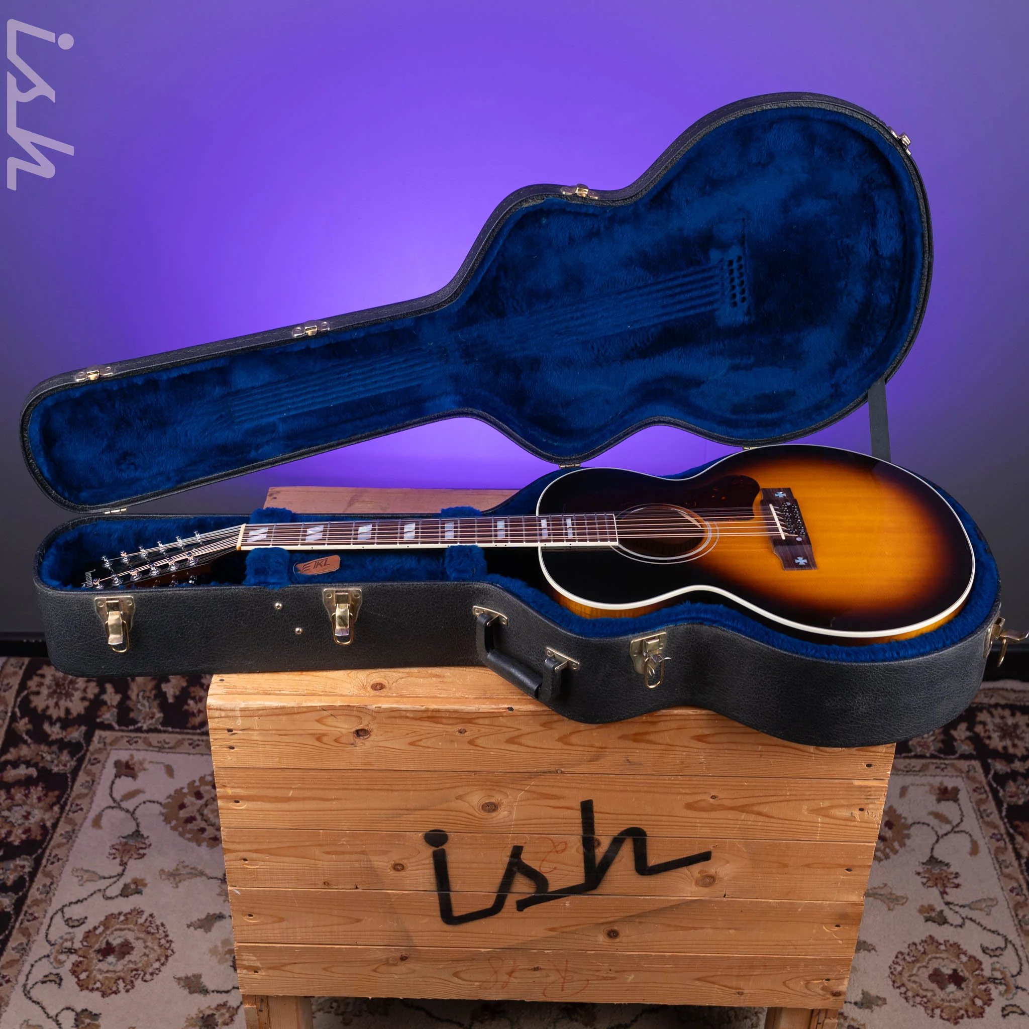 2004 Gibson J-185 12-String Sunburst - Image 20