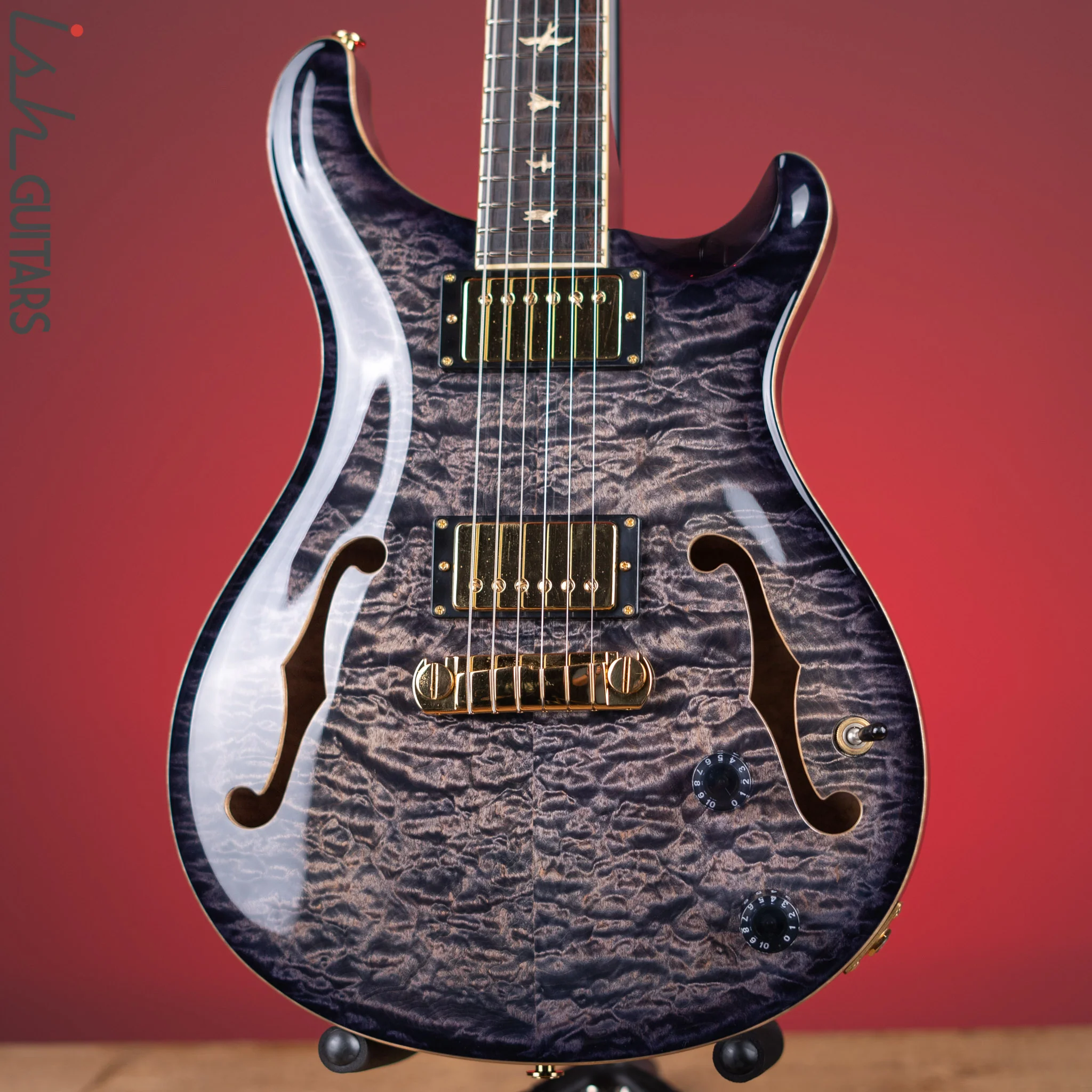 2004 PRS Private Stock Hollowbody II Purple Mist Smoked Burst