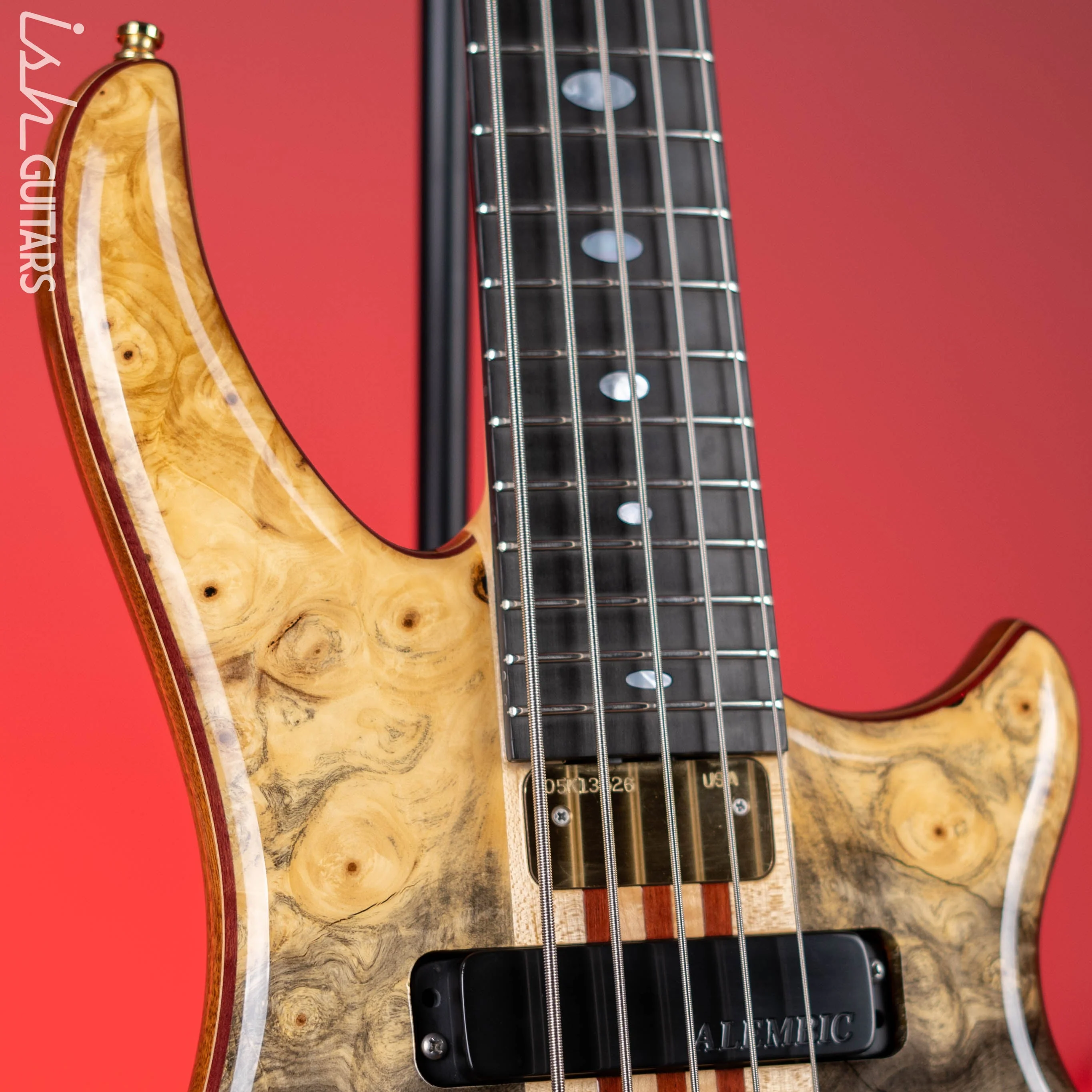 2005 Alembic Essence 5 String Natural - Image 3