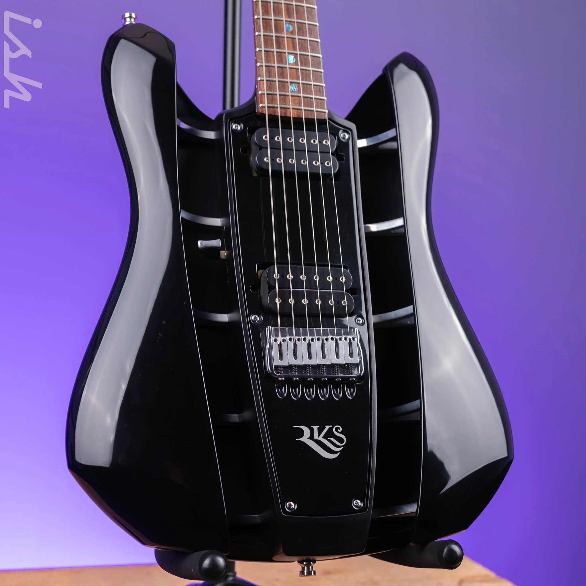 2005 RKS DarkStar II Hollowbody Electric Guitar Black