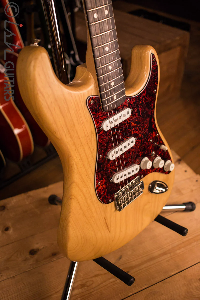2006 Fender MIM Stratocaster 60th Anniversary Special Edition Ash Natural - Image 6