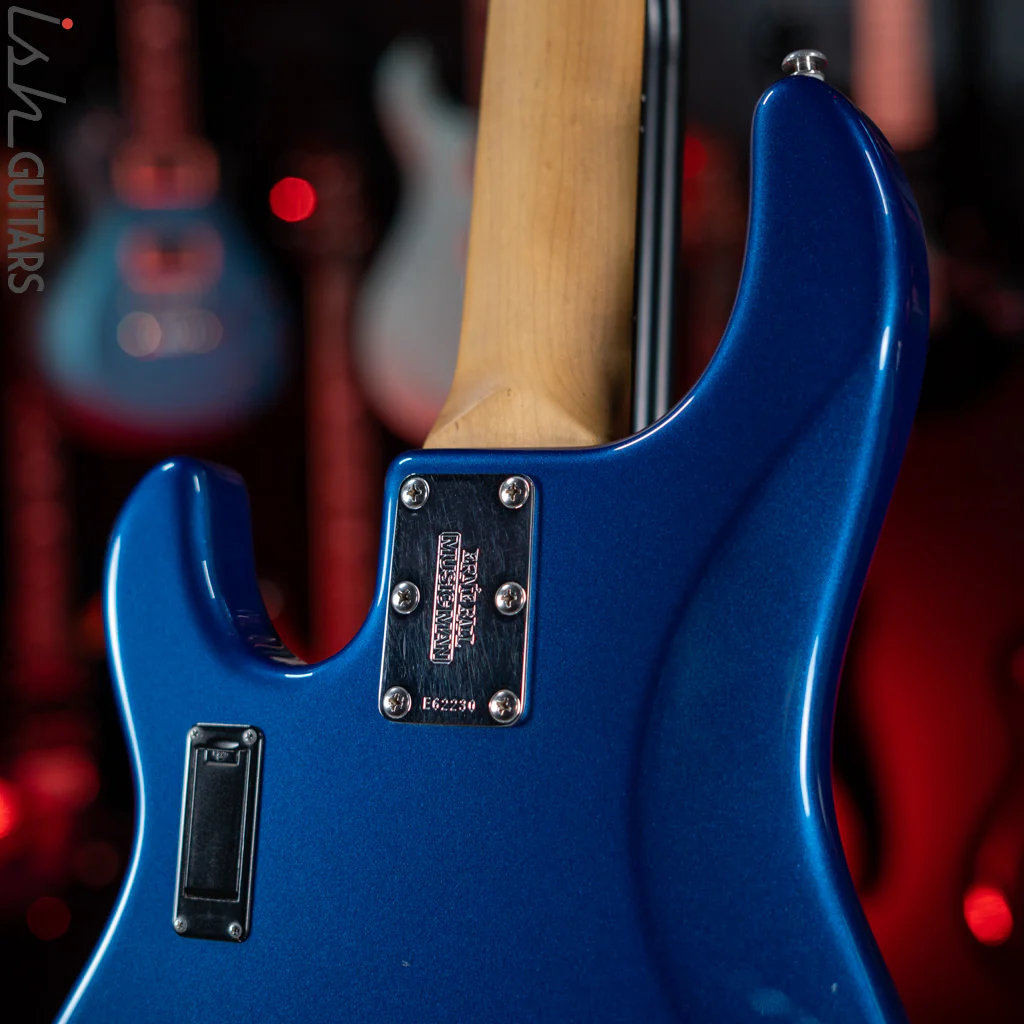 2008 Ernie Ball Music Man Stingray 5 HH Blue Pearl - Image 9