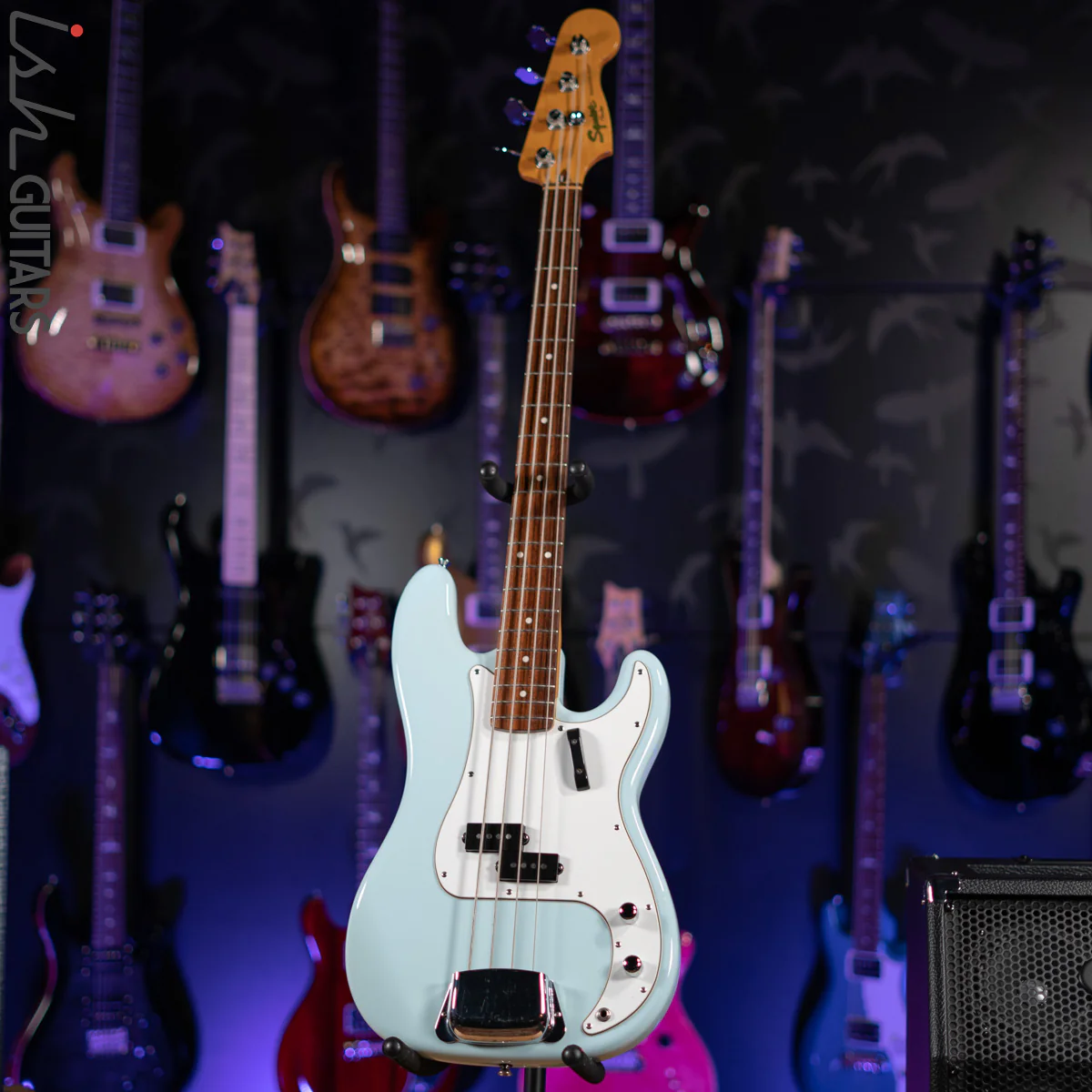 2008 Fender Squier Precision Vintage Vibe Powder Blue - Image 2
