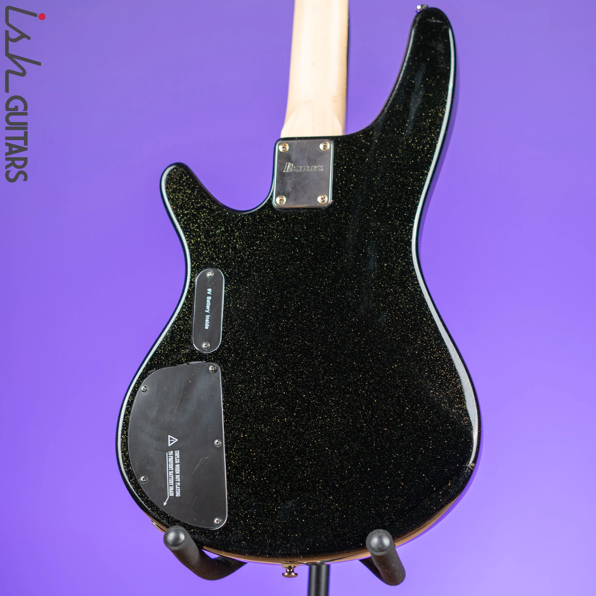 2008 Ibanez SRX08 LTD Bass Guitar Black Sparkle - Image 12