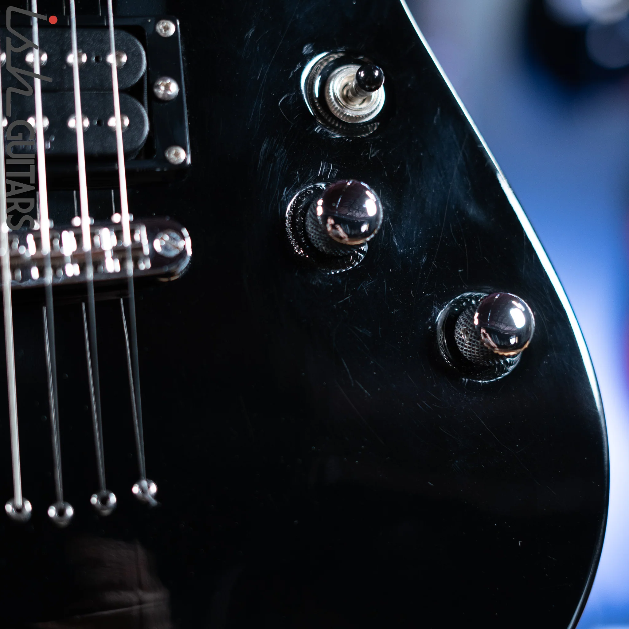 2008 Schecter Omen-6 Electric Guitar Black - Image 6