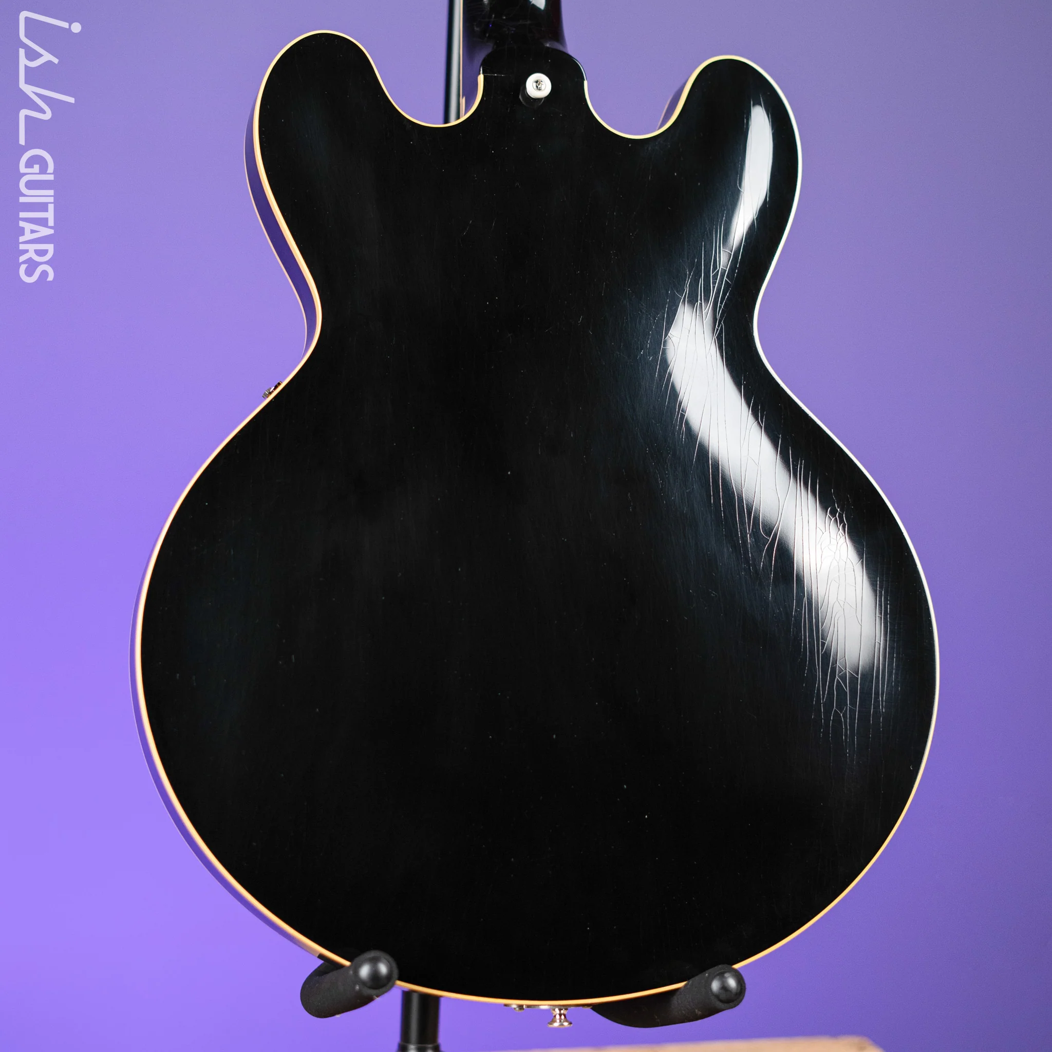 2022 Gibson Custom Shop ES-335 Murphy Lab Aged Relic Black - Image 12
