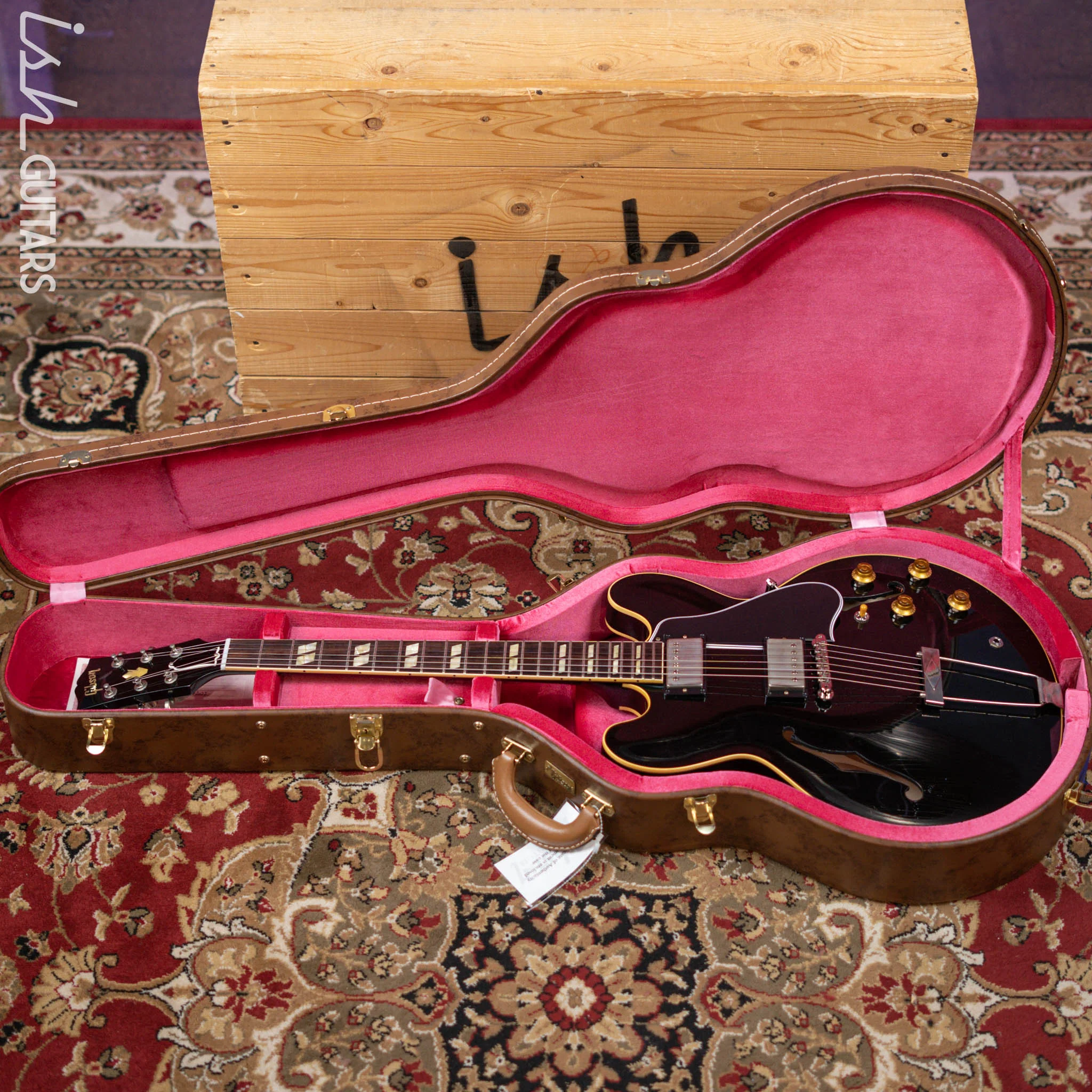 2022 Gibson Custom Shop ES-335 Murphy Lab Aged Relic Black - Image 14