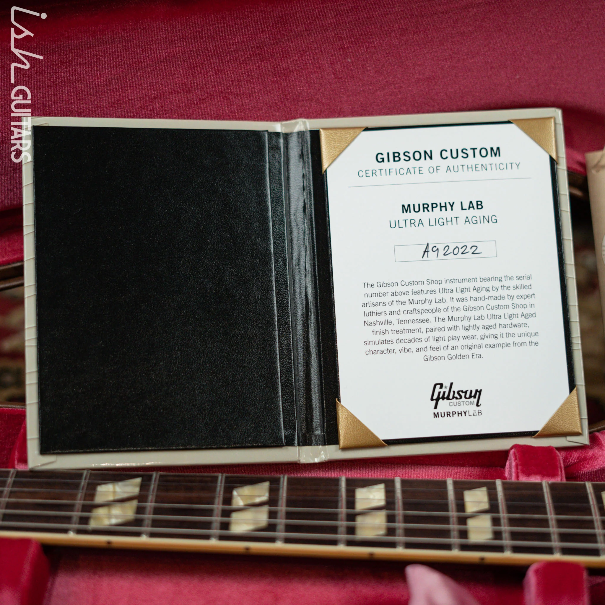 2022 Gibson Custom Shop ES-335 Murphy Lab Aged Relic Black - Image 15