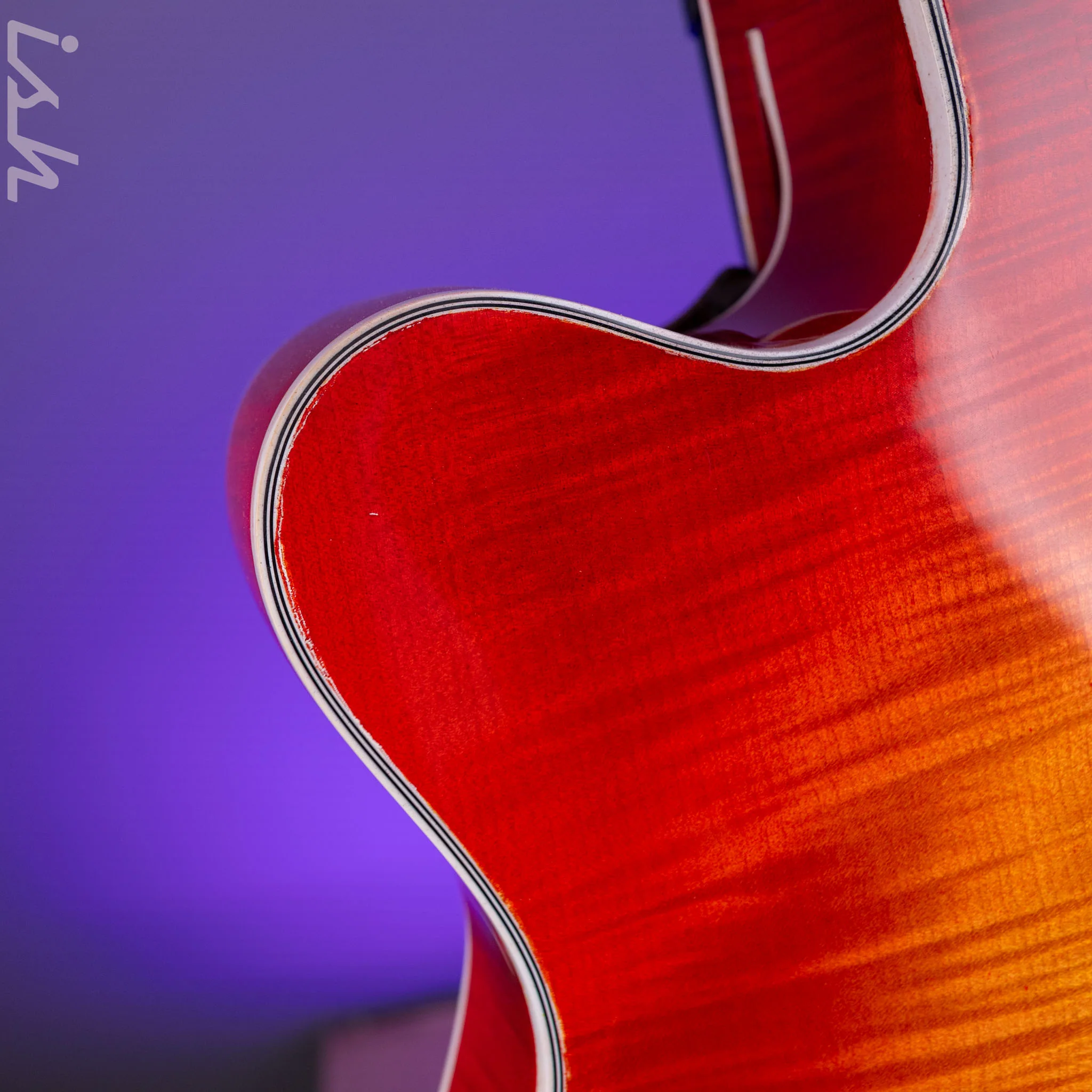 2010 Insalaco Archtop Cherry Burst - Image 20