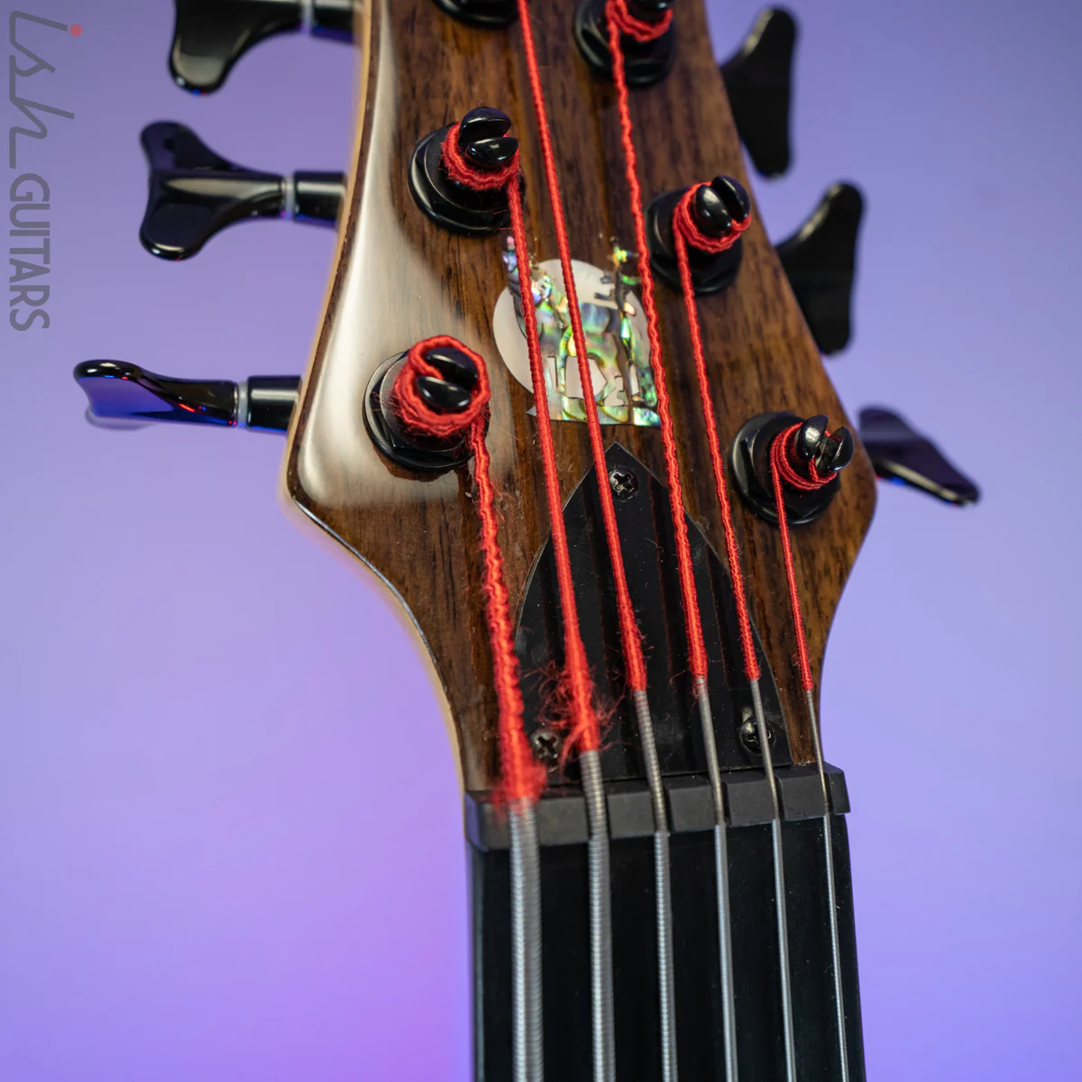 2010s Wolf S10-6 Lined Fretless Bass Rosewood Top - Image 14