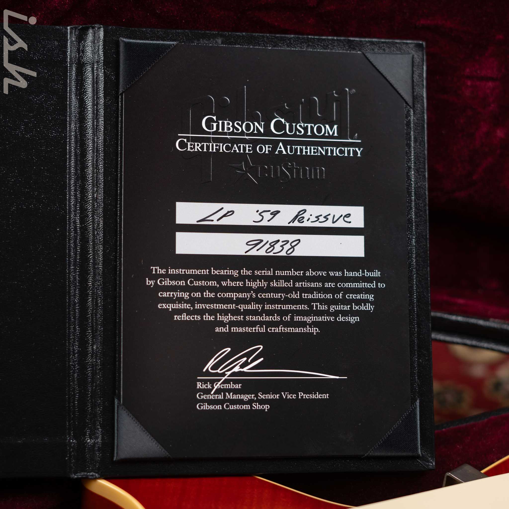 2011 Gibson Custom Shop 59 Reissue Washed Cherry Sunburst - Image 17