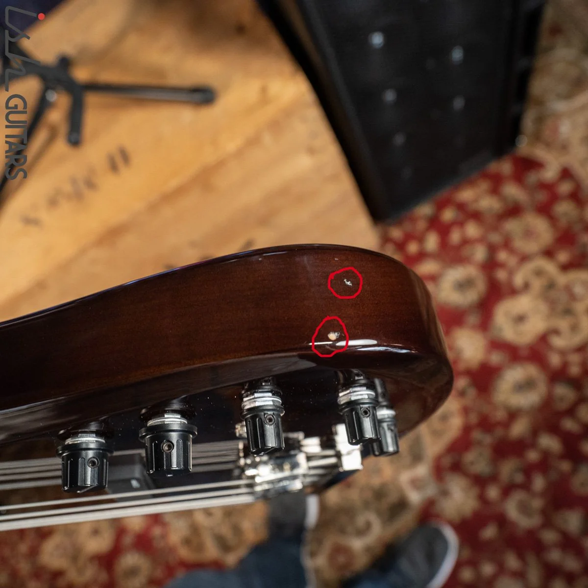 2011 Ibanez Prestige Grooveline G105 Transparent Espresso - Image 9