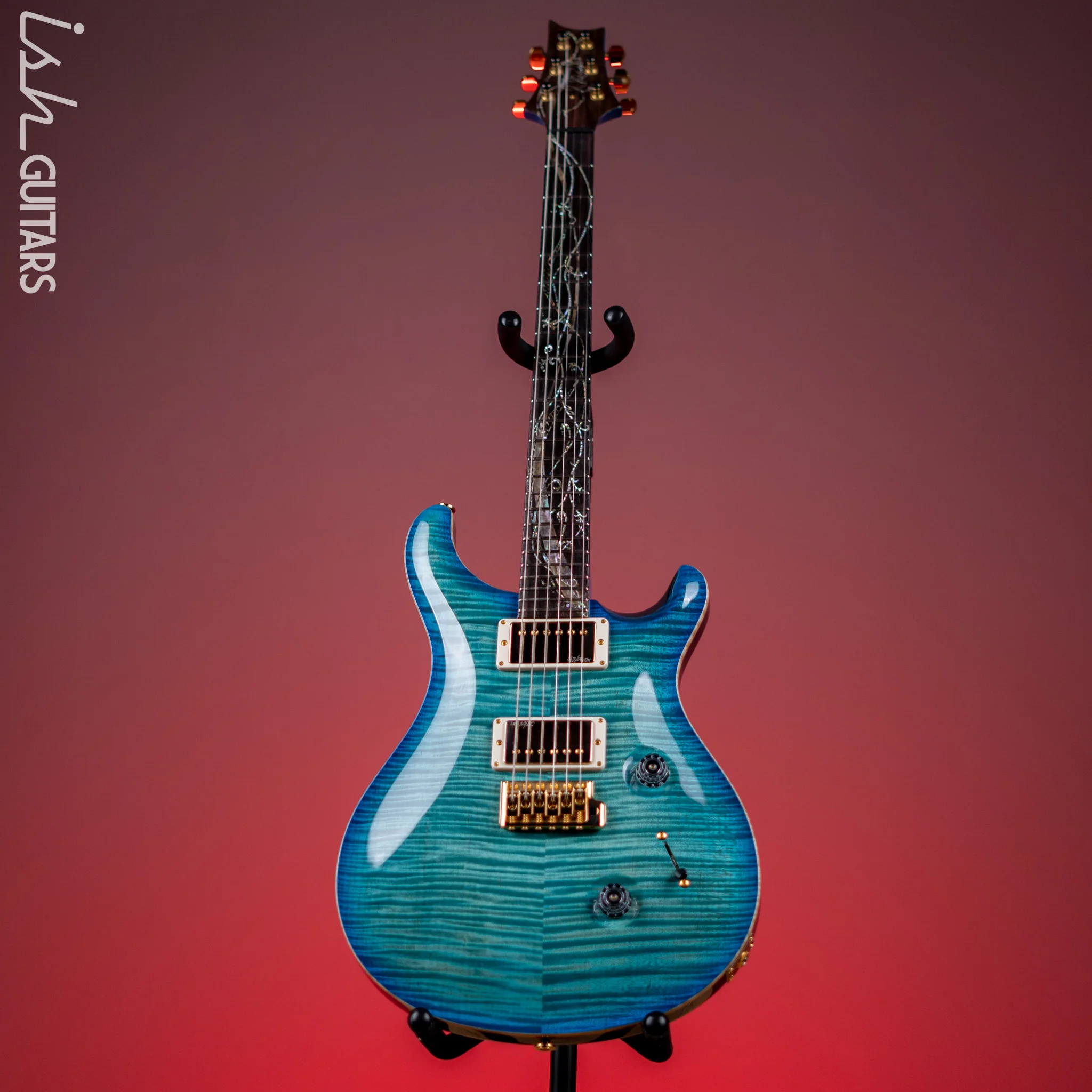 2011 PRS Custom 24 Tree Of Life Makena Blue - Image 2