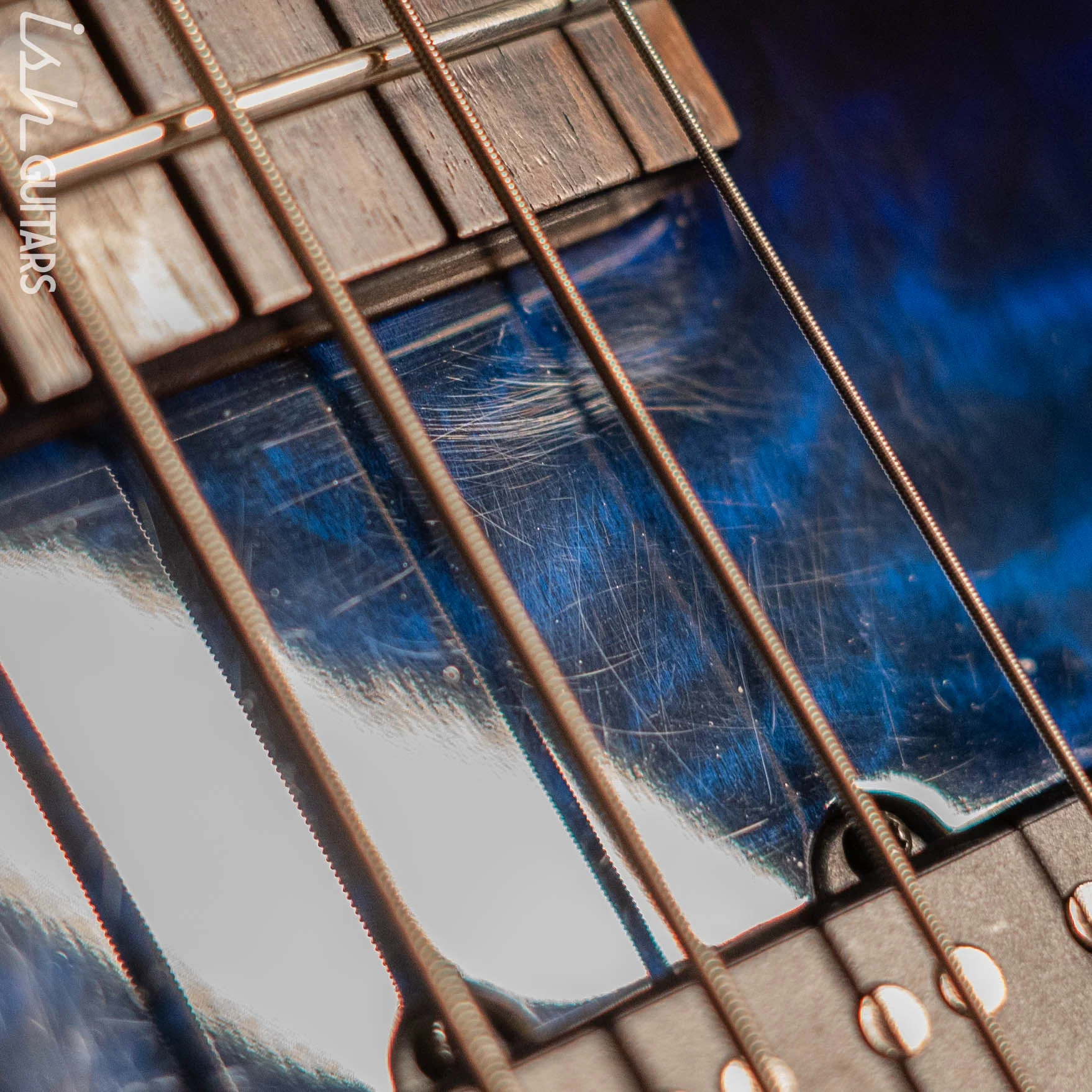 2011 Schecter Diamond Series Raiden Special 4-String Bass Blue Burst - Image 13