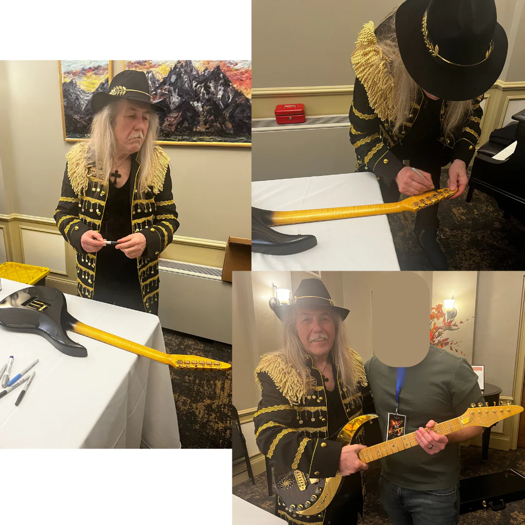 2012 Dean Uli Jon Roth Sky Guitar #9 "Black Velvet Sky" *Signed by Uli Jon Roth* - Image 25