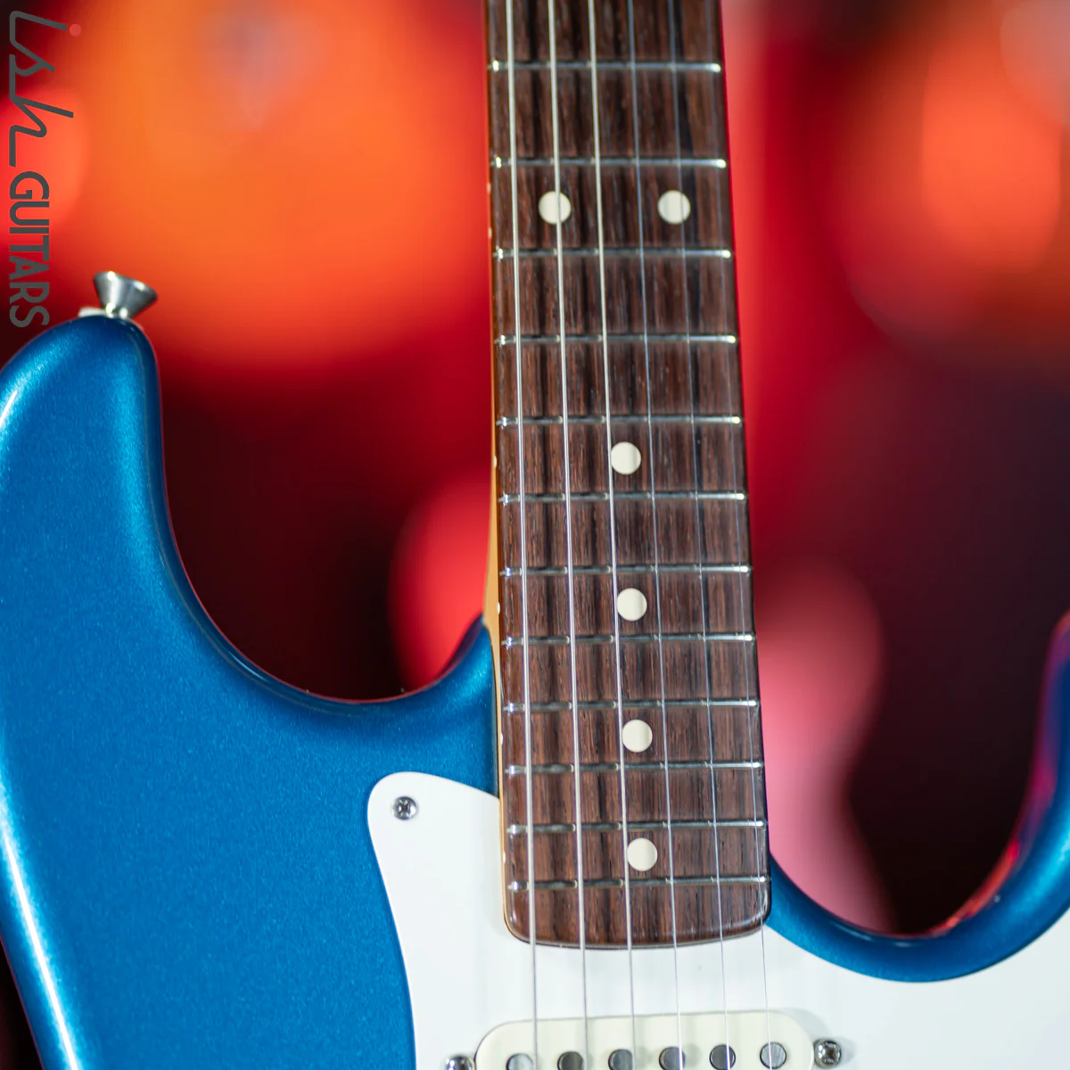 2012 D’Pergo Limited Retro Strat Electric Blue Metallic - Image 6