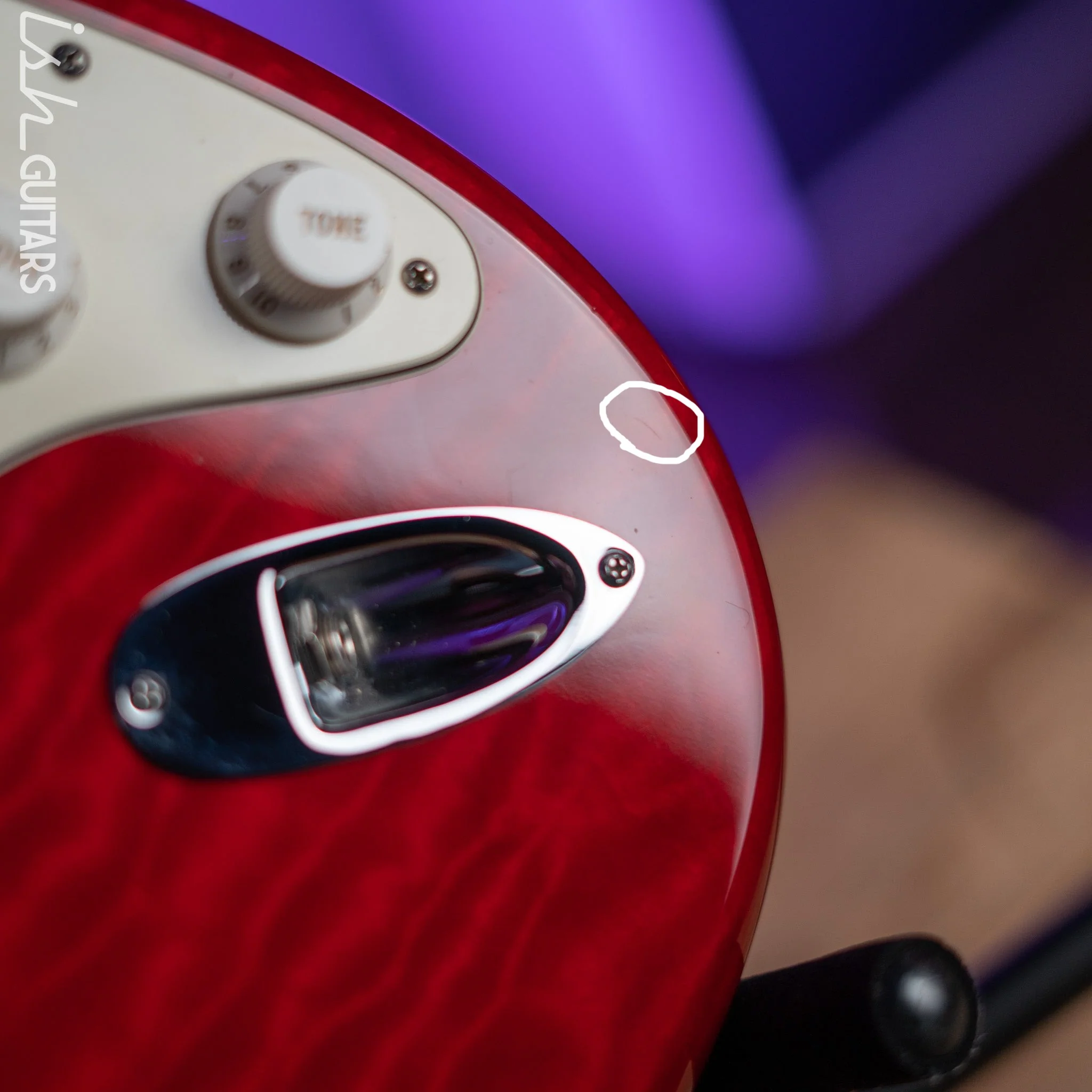 2012 Fender Custom Shop DLX Stratocaster Candy Red Quilt - Image 7