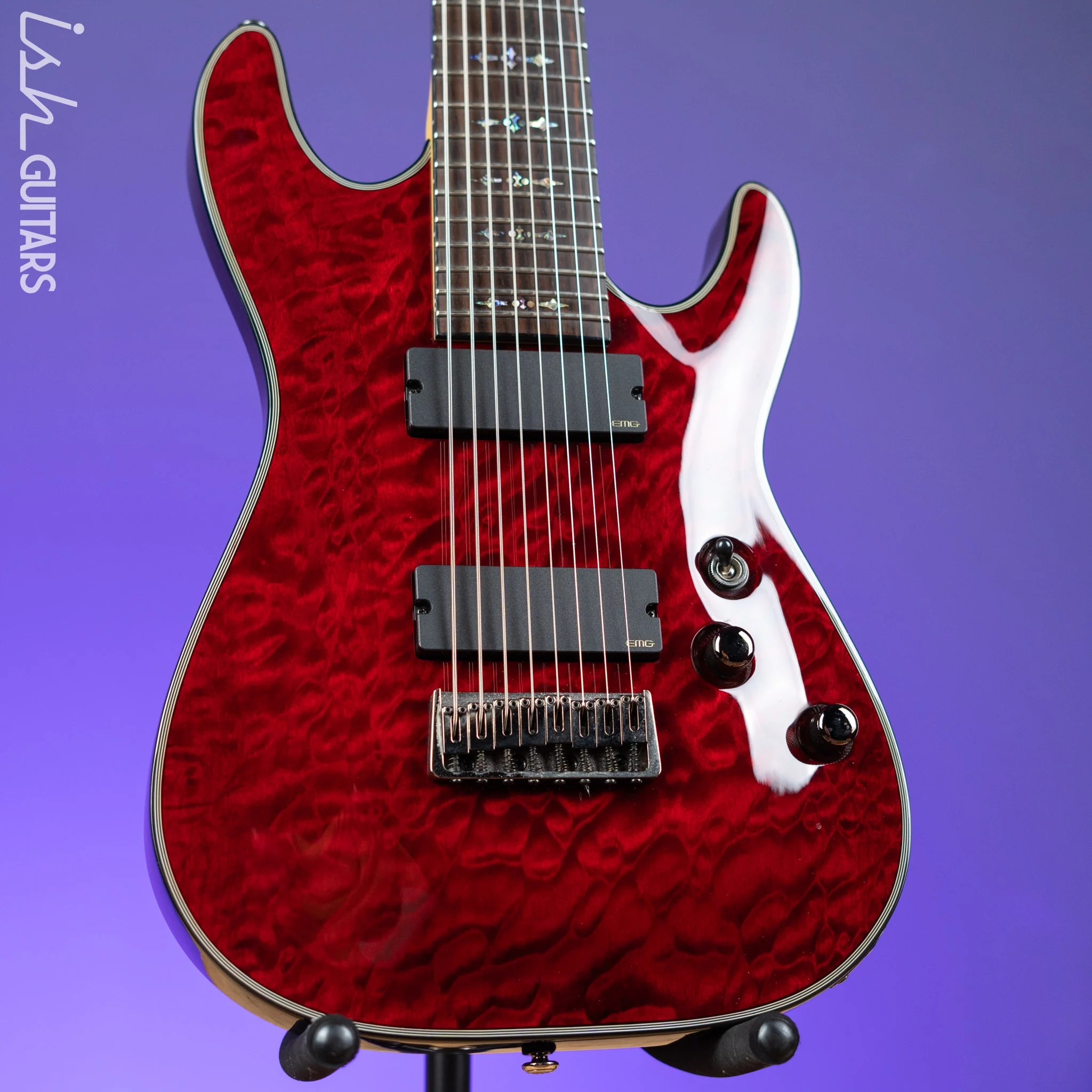 2012 Schecter Damien Elite Crimson 8 String