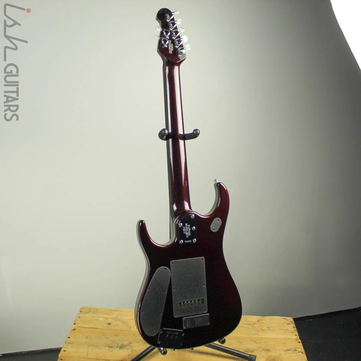 2013 Ernie Ball Music Man BFR JP-12 7 String Cherry Sugar - Image 10