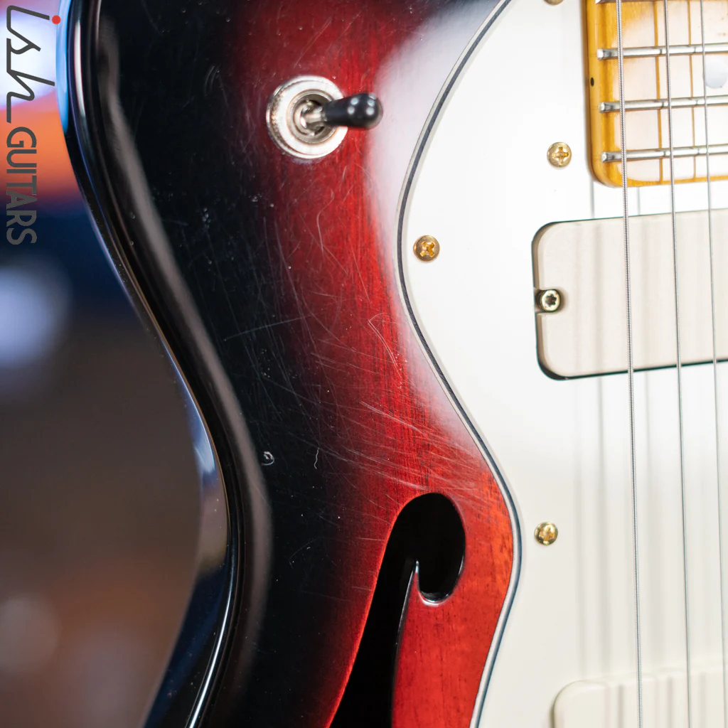 2013 Fender Telecaster Thinline Sunburst - Image 14