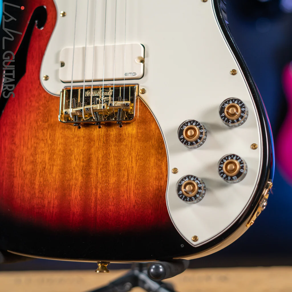 2013 Fender Telecaster Thinline Sunburst - Image 4