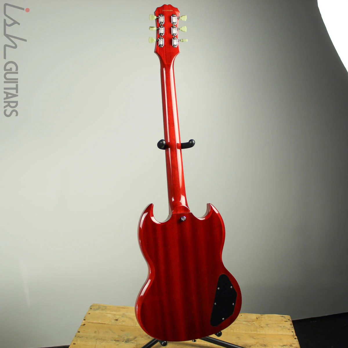 2014 Epiphone G-400 SG Pro Left Handed Cherry w/ Bigsby - Image 8