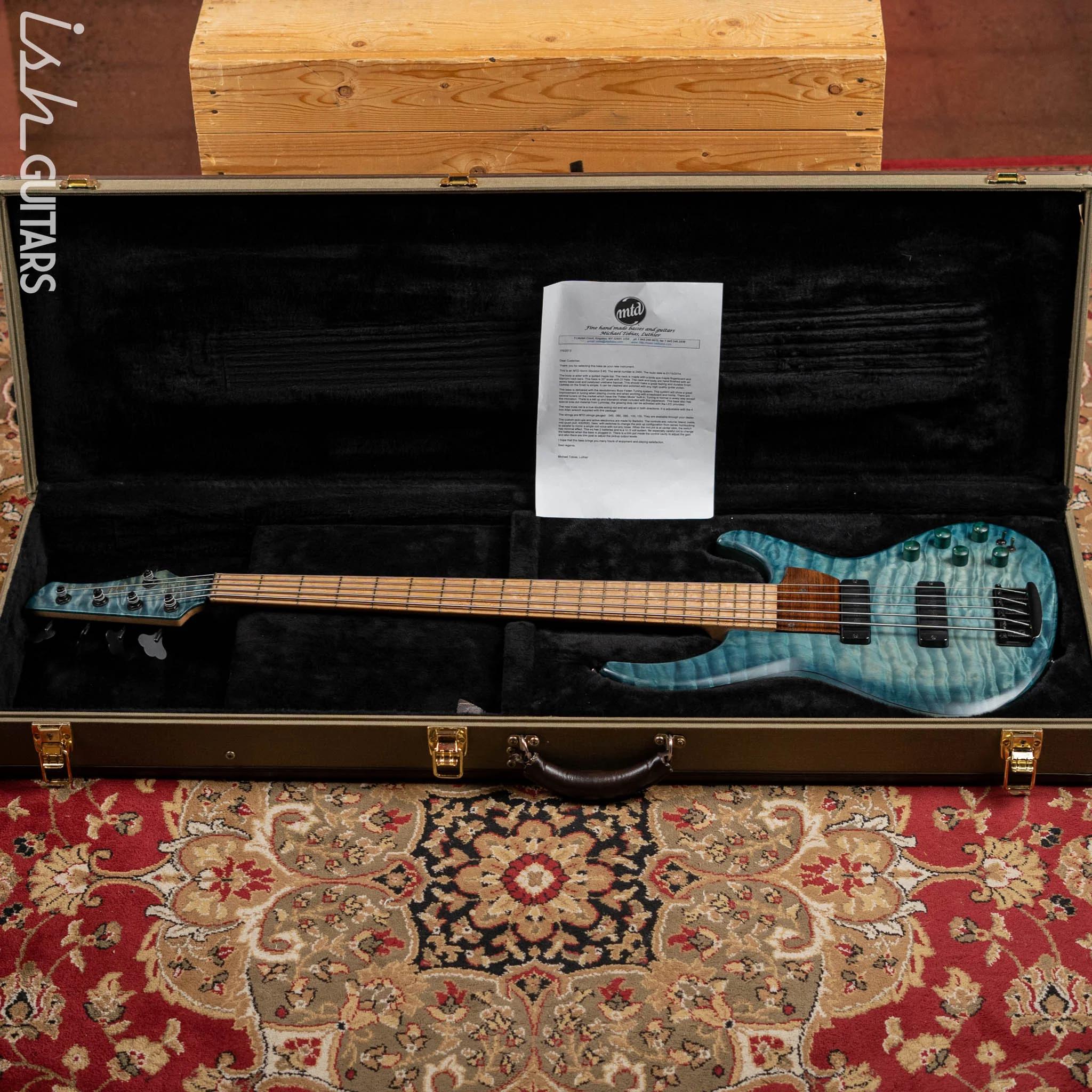 2014 MTD Saratoga Norm Stockton Signature 5-String Bass #5 - Image 21