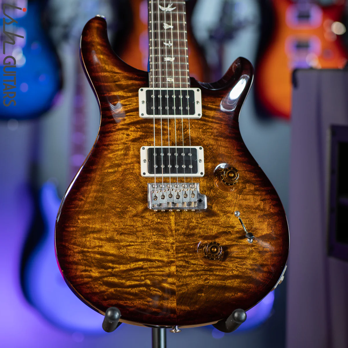 2014 PRS Custom 24 Black Gold Burst Wrap