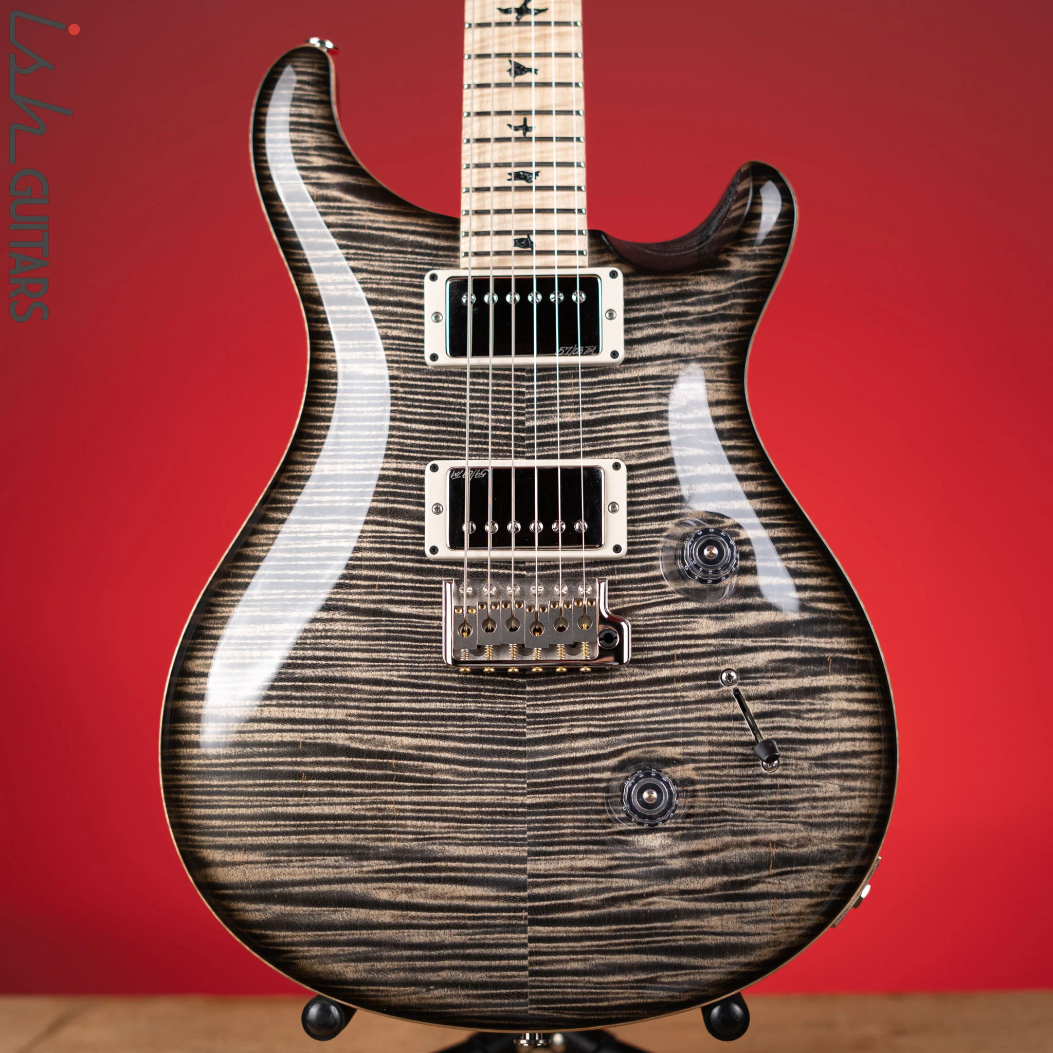 2014 PRS Custom 24 Private Stock Charcoal Smoked Burst