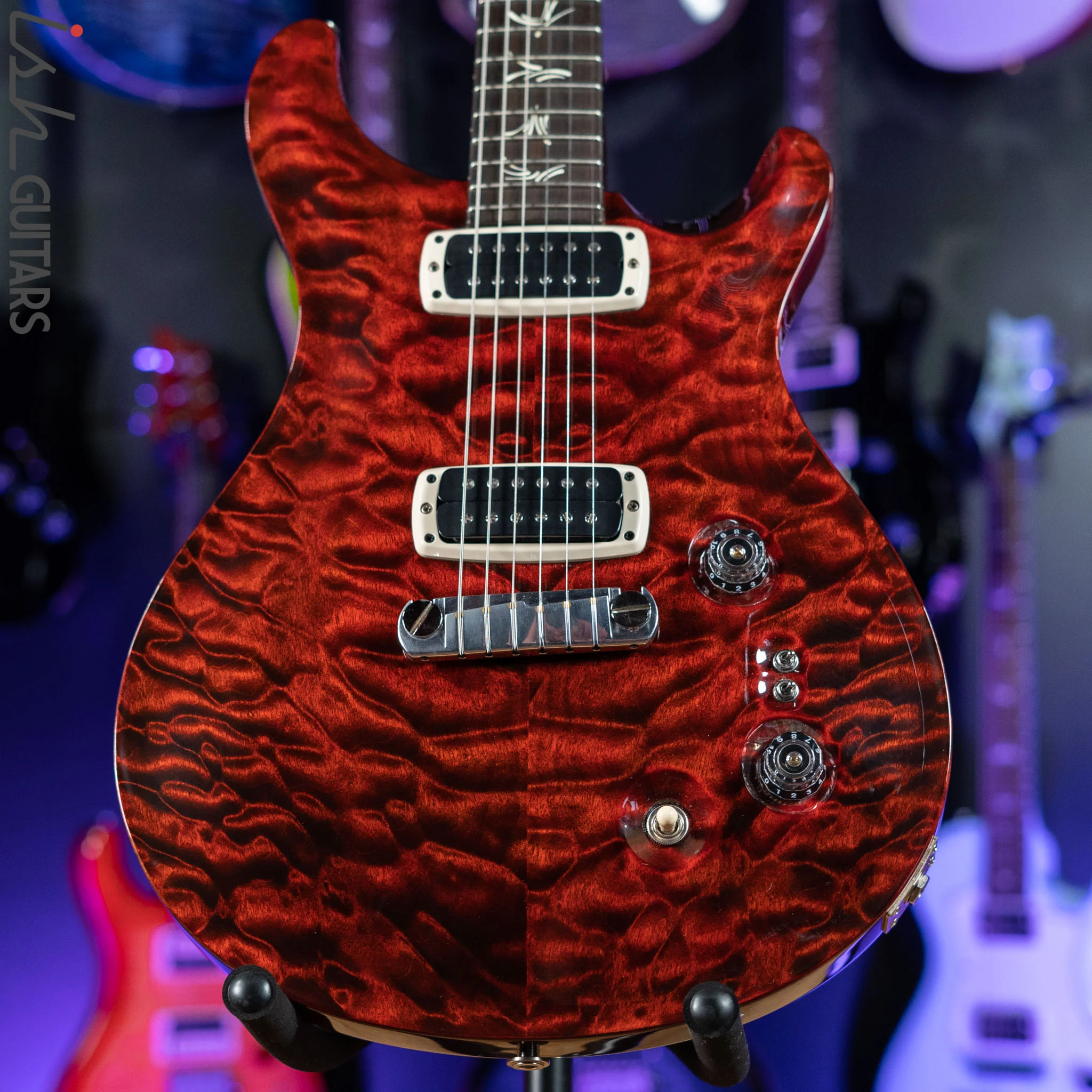 2014 PRS Paul’s Guitar Quilt Fire Red