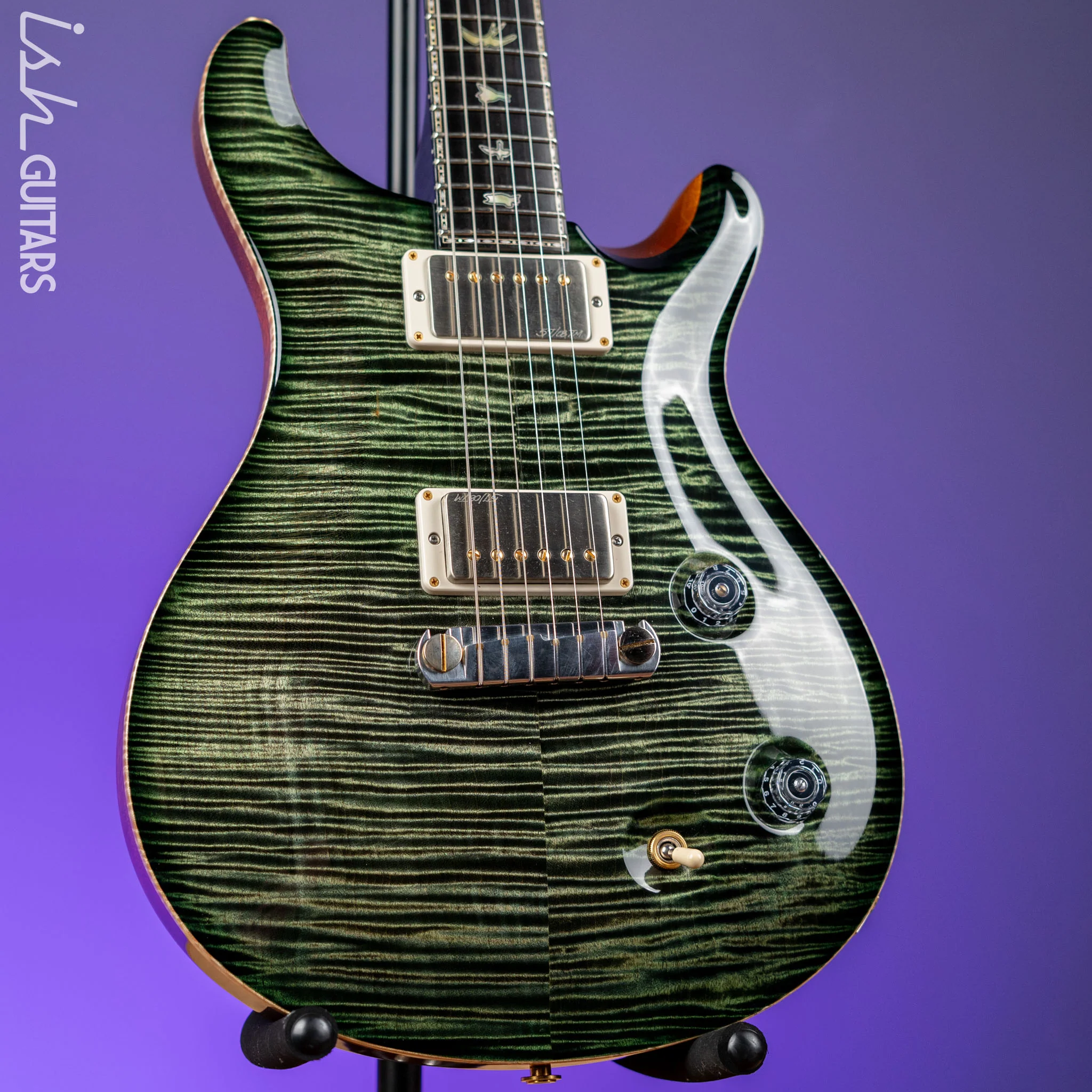 2014 PRS Private Stock Violin II Sage Smoked Burst