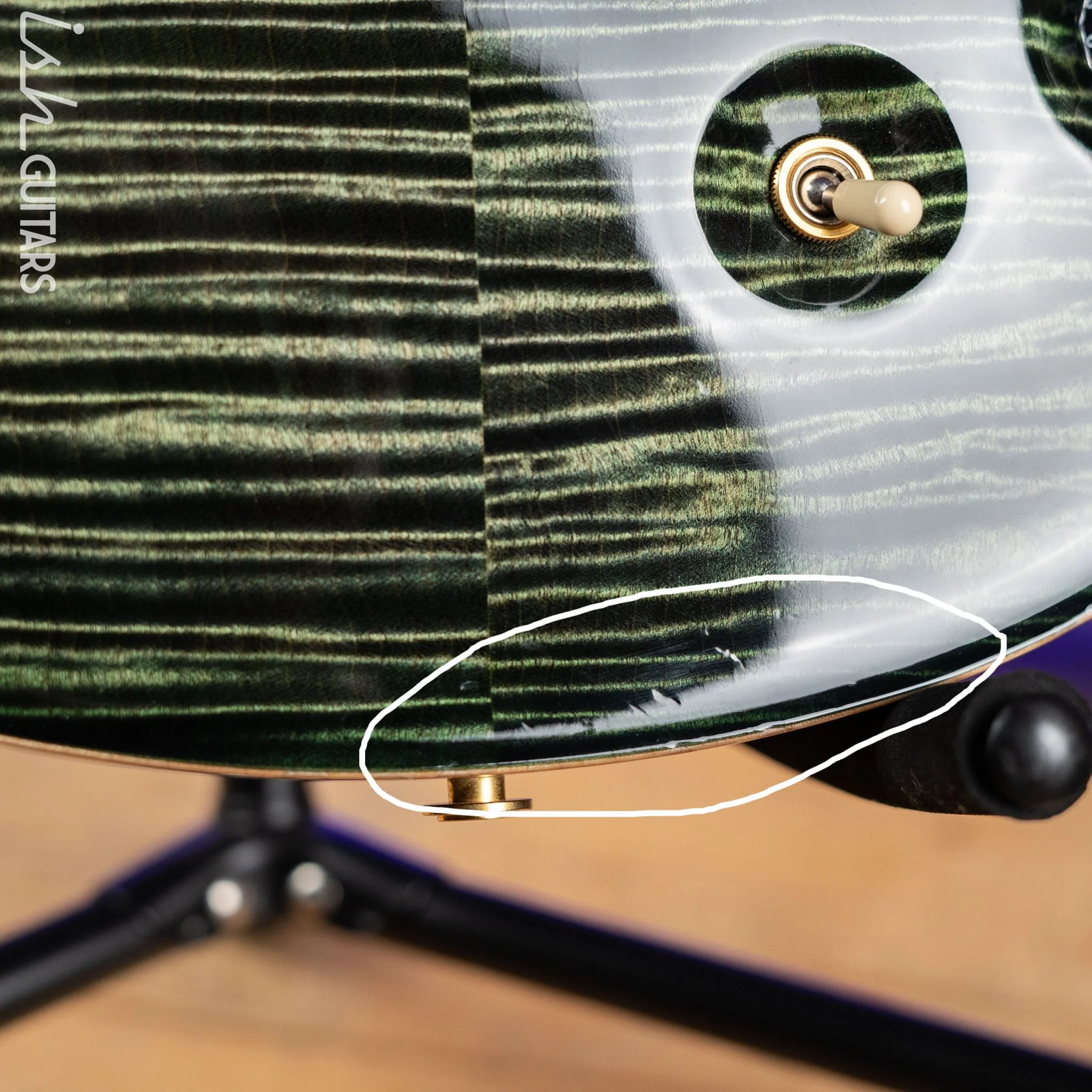 2014 PRS Private Stock Violin II Sage Smoked Burst - Image 7