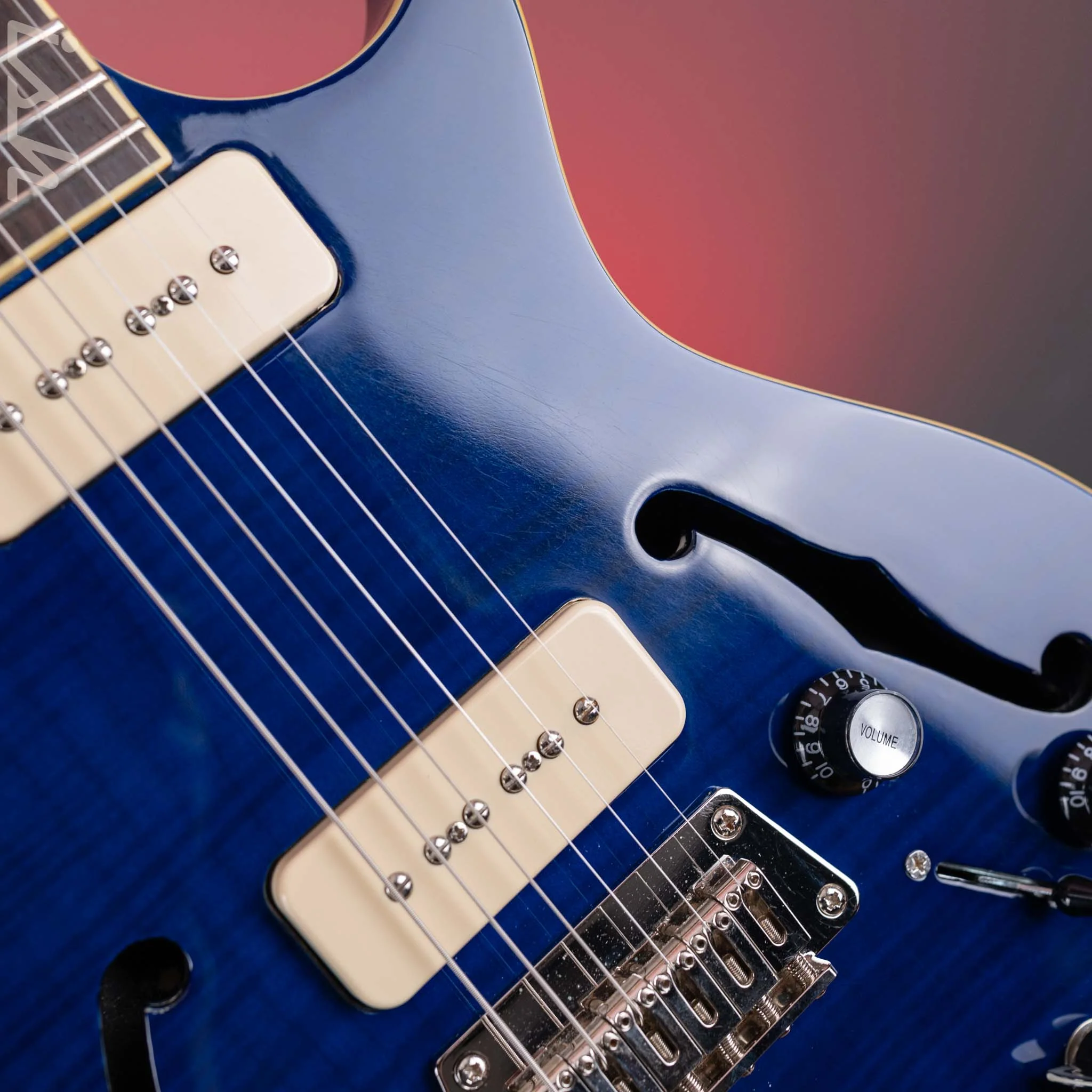 2015 Epiphone Blueshawk Deluxe Midnight Sapphire - Image 6