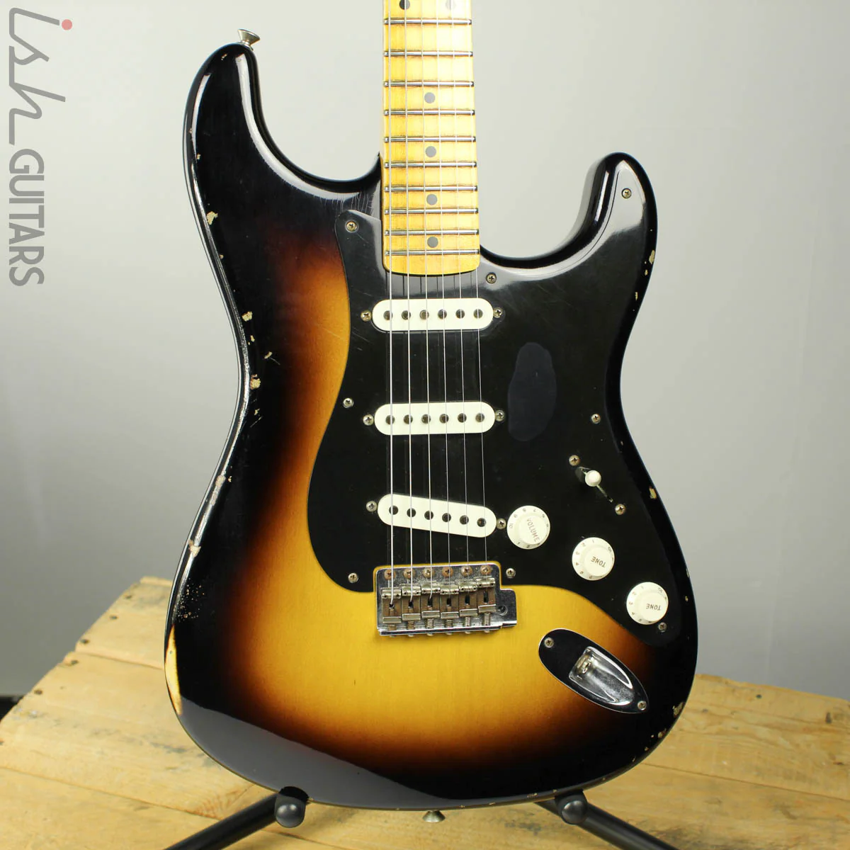 2015 Fender Strat Ancho Poblano Relic Custom Shop 2-Color Sunburst