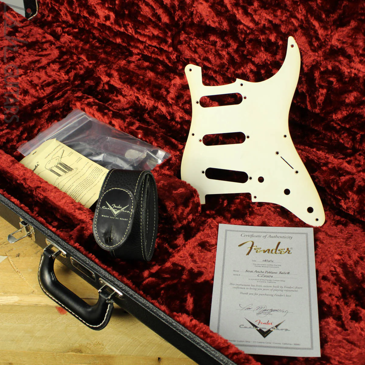 2015 Fender Strat Ancho Poblano Relic Custom Shop 2-Color Sunburst - Image 16