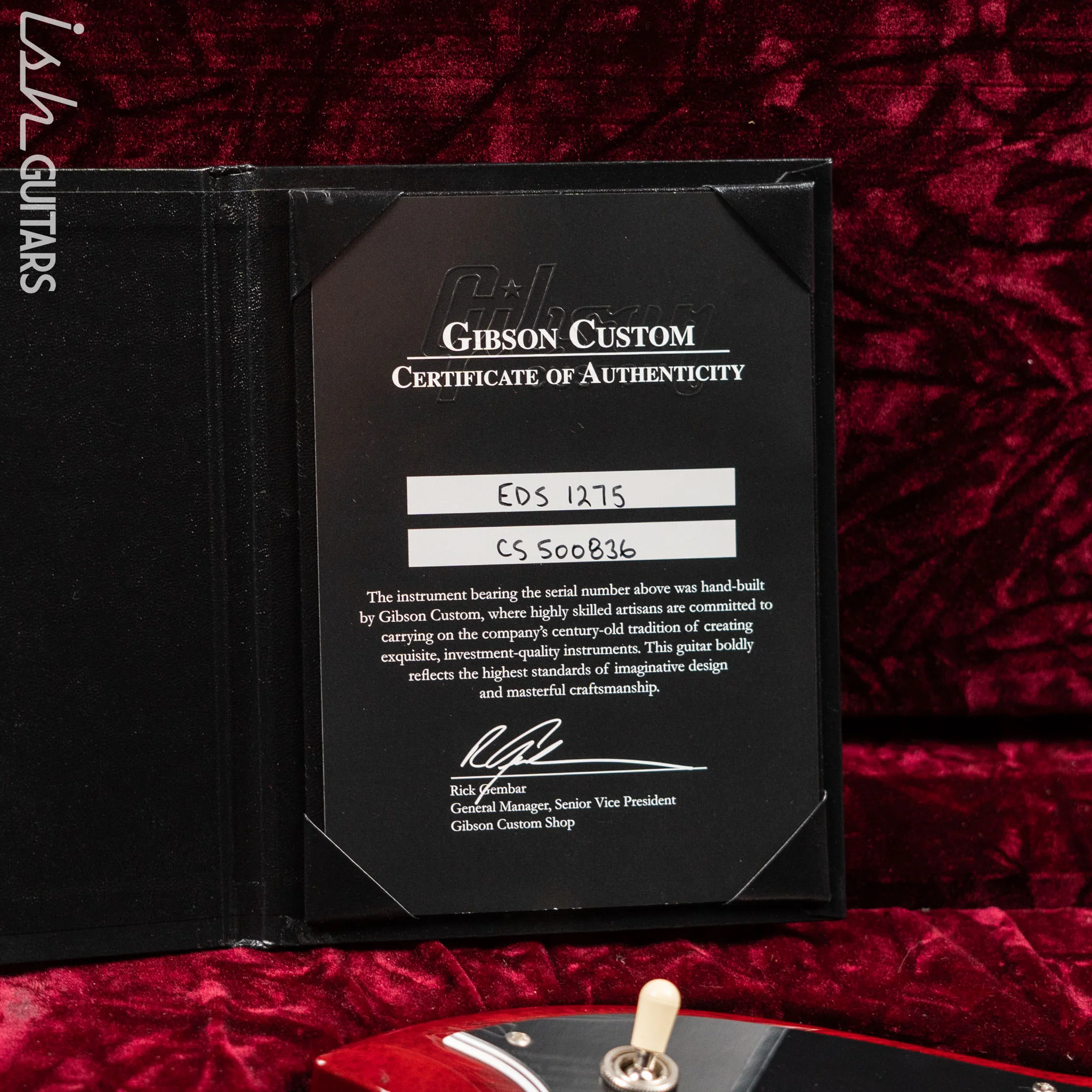 2015 Gibson Custom Shop EDS-1275 Double Neck Cherry Red - Image 21