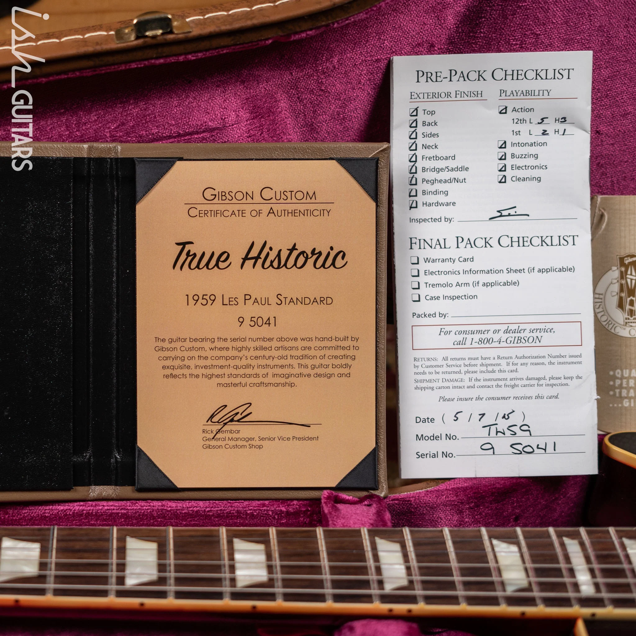 2015 Gibson Les Paul R9 True Historic Sunburst - Image 15