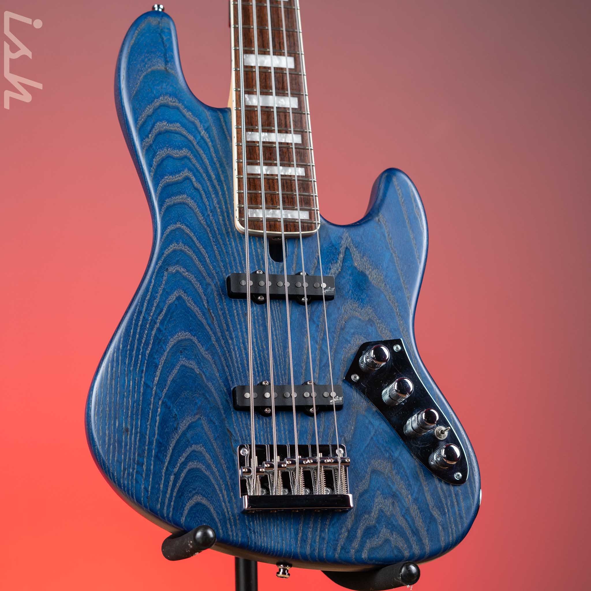 2015 Mayones Jabba 5 Custom Trans Blue
