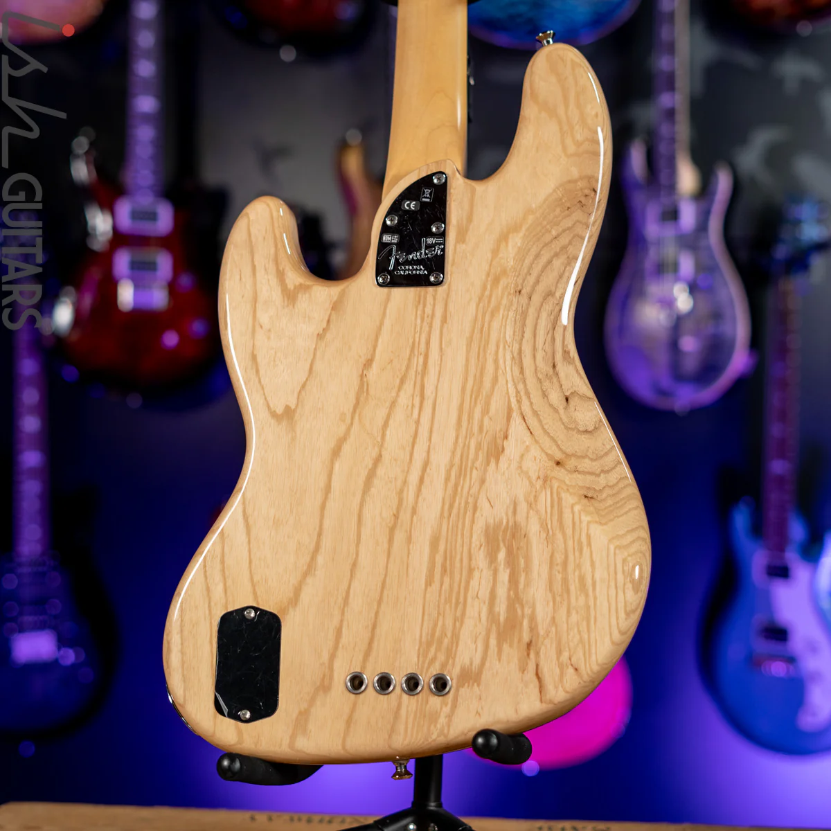 2016 Fender Jazz Bass Elite Natural Ash 4-String - Image 11